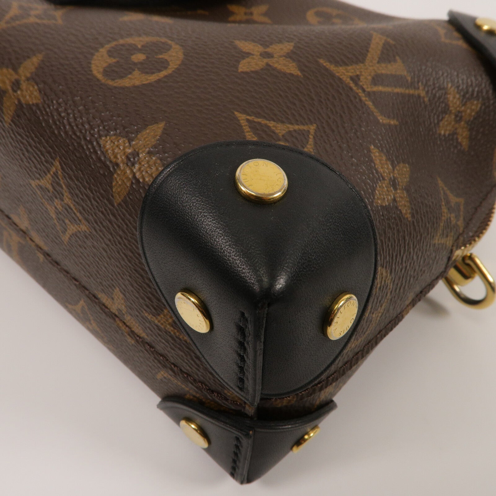 LOUIS VUITTON Monogram Petite Malle Souple手挽肩背兩用袋