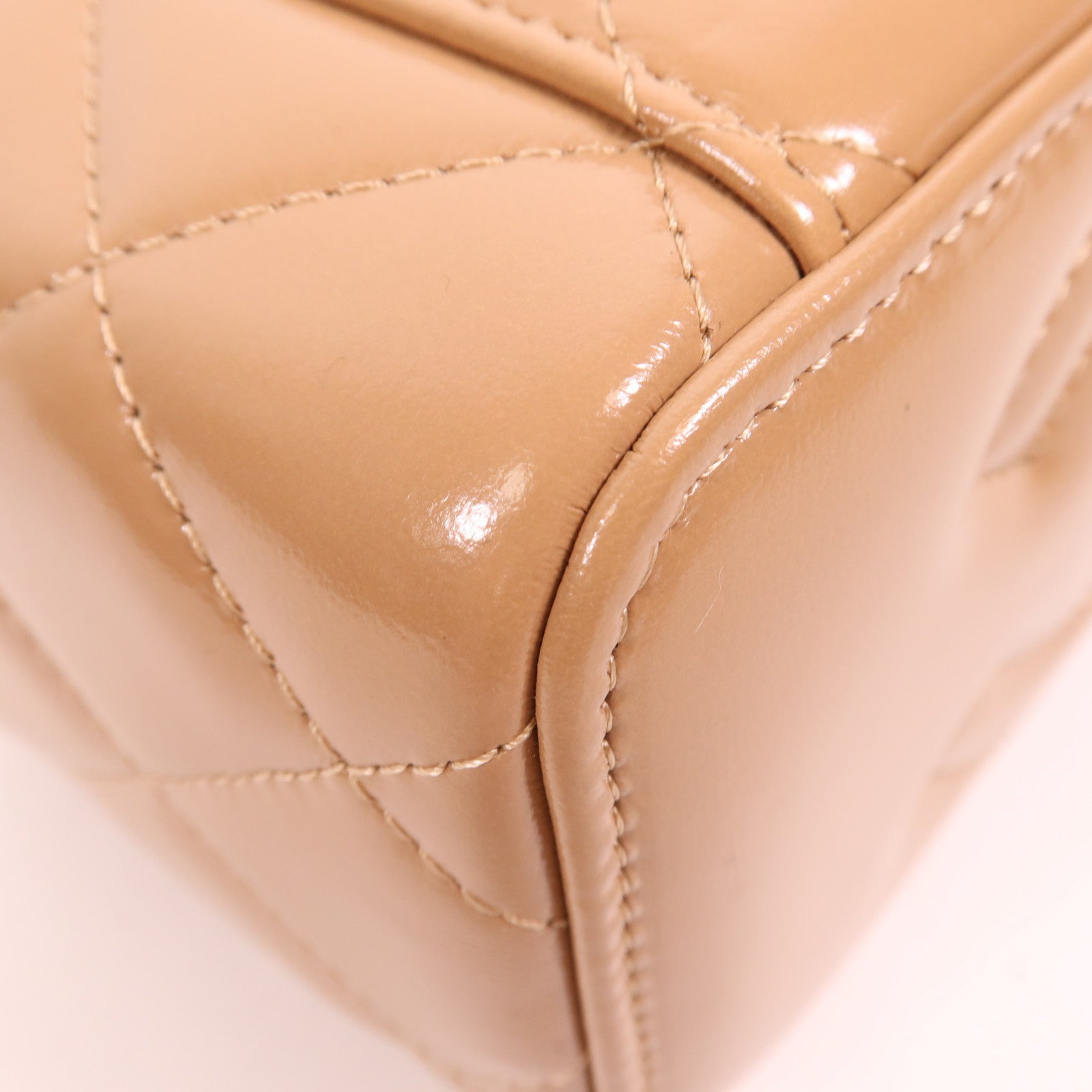 CHANEL 羊皮皮革Vanity Bag金扣手挽肩背兩用袋