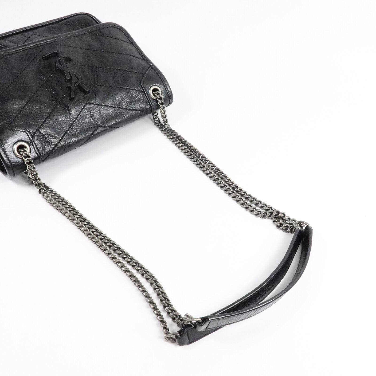 SAINT LAURENT 牛皮皮革Niki Baby鏈帶肩背袋