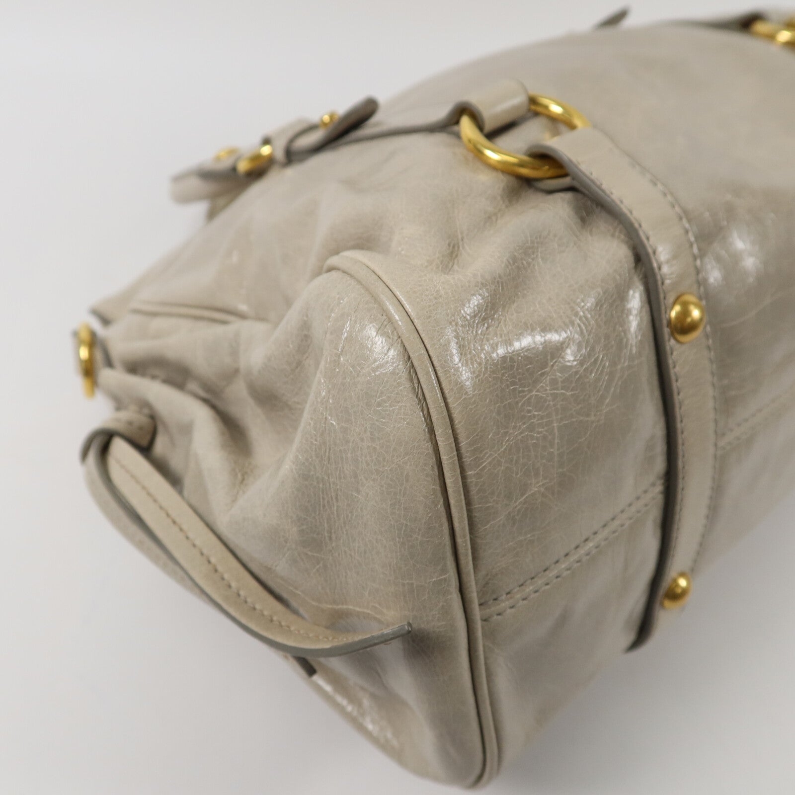 Miu Miu 牛皮皮革Vitello Lux Bow Bag手挽肩背兩用袋