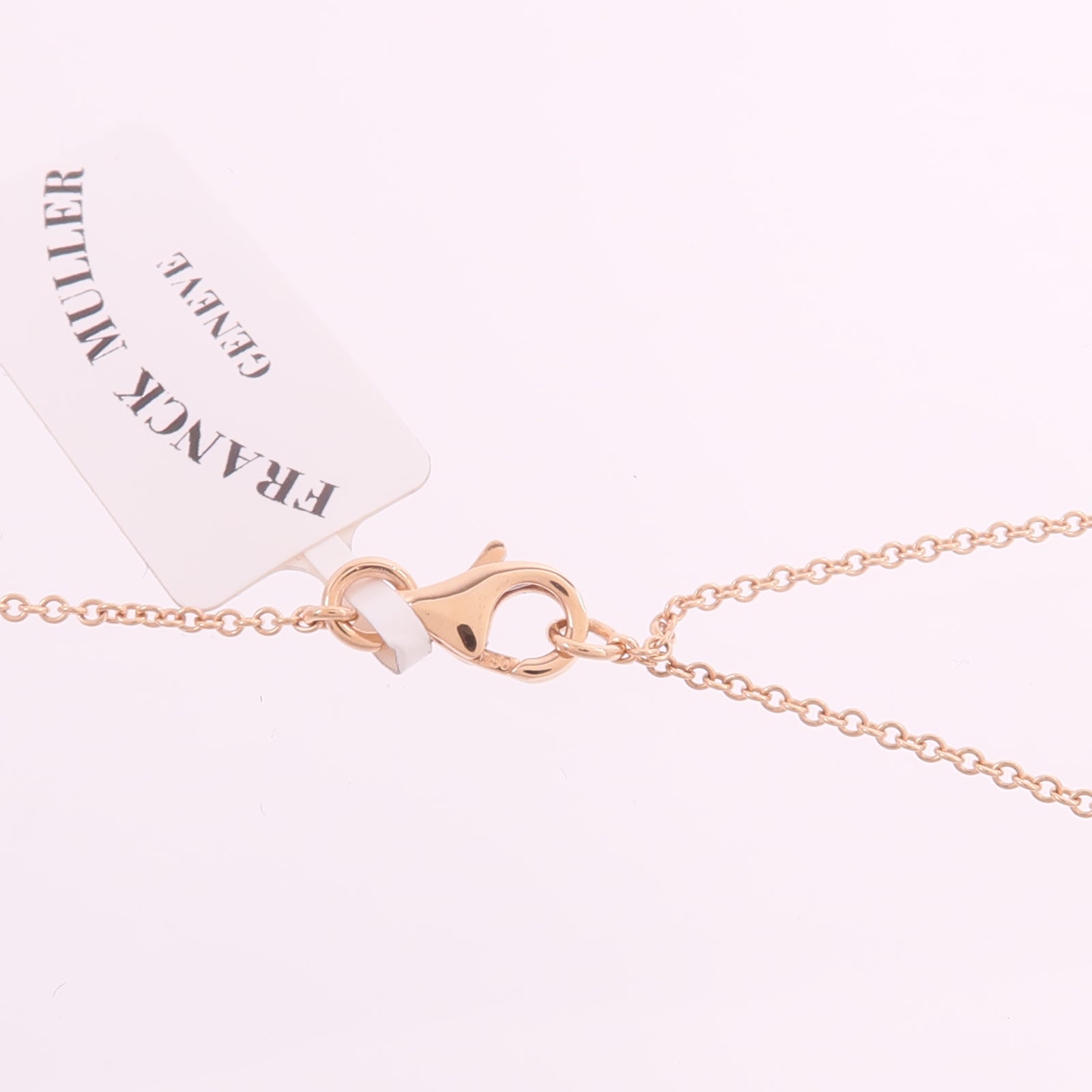 JEWELRY 18K玫瑰金Franck Muller Necklace鑽石項鍊