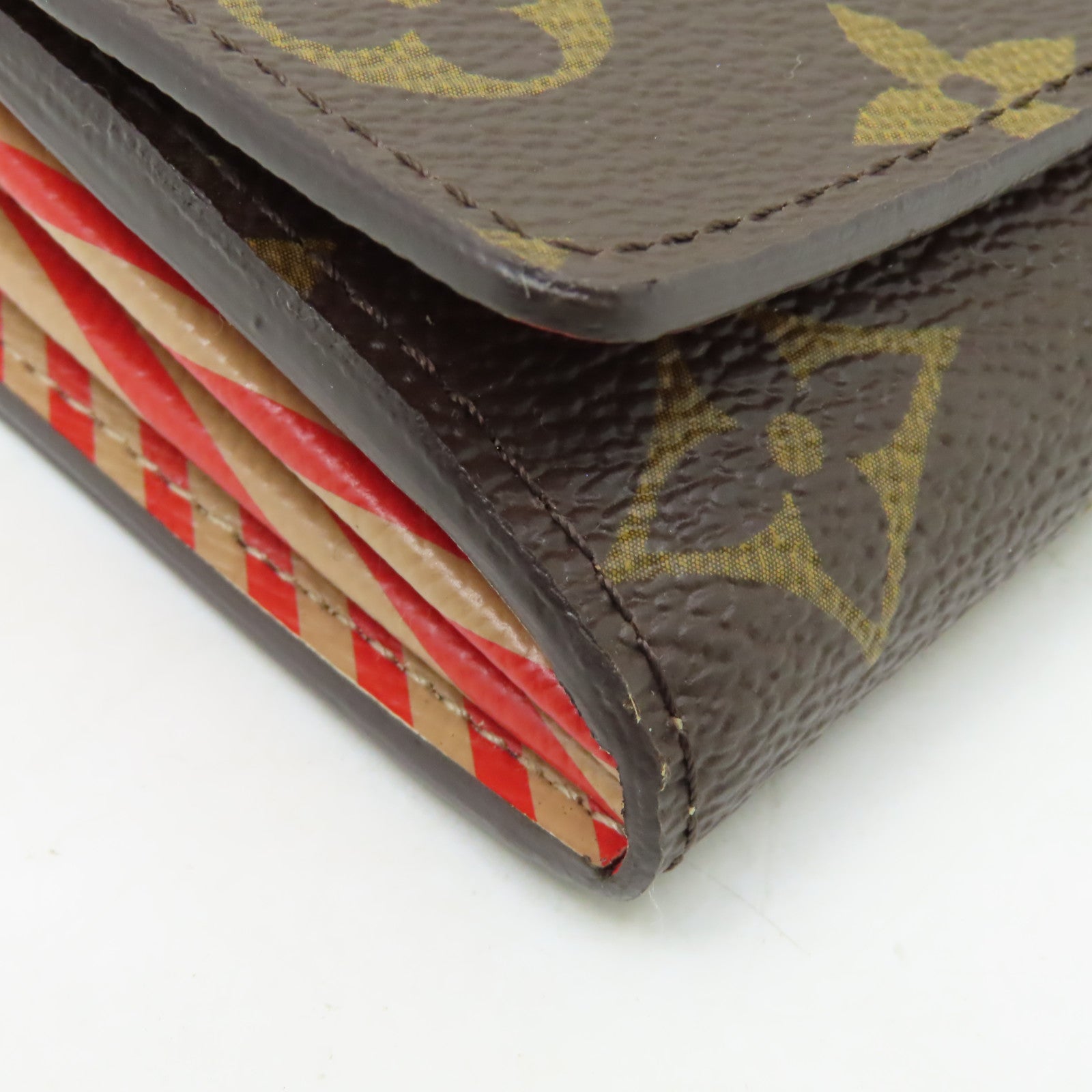 LOUIS VUITTON 【激減優惠】Monogram Portefeuille Sarah Trunk Motti Zip金扣長錢包棕色