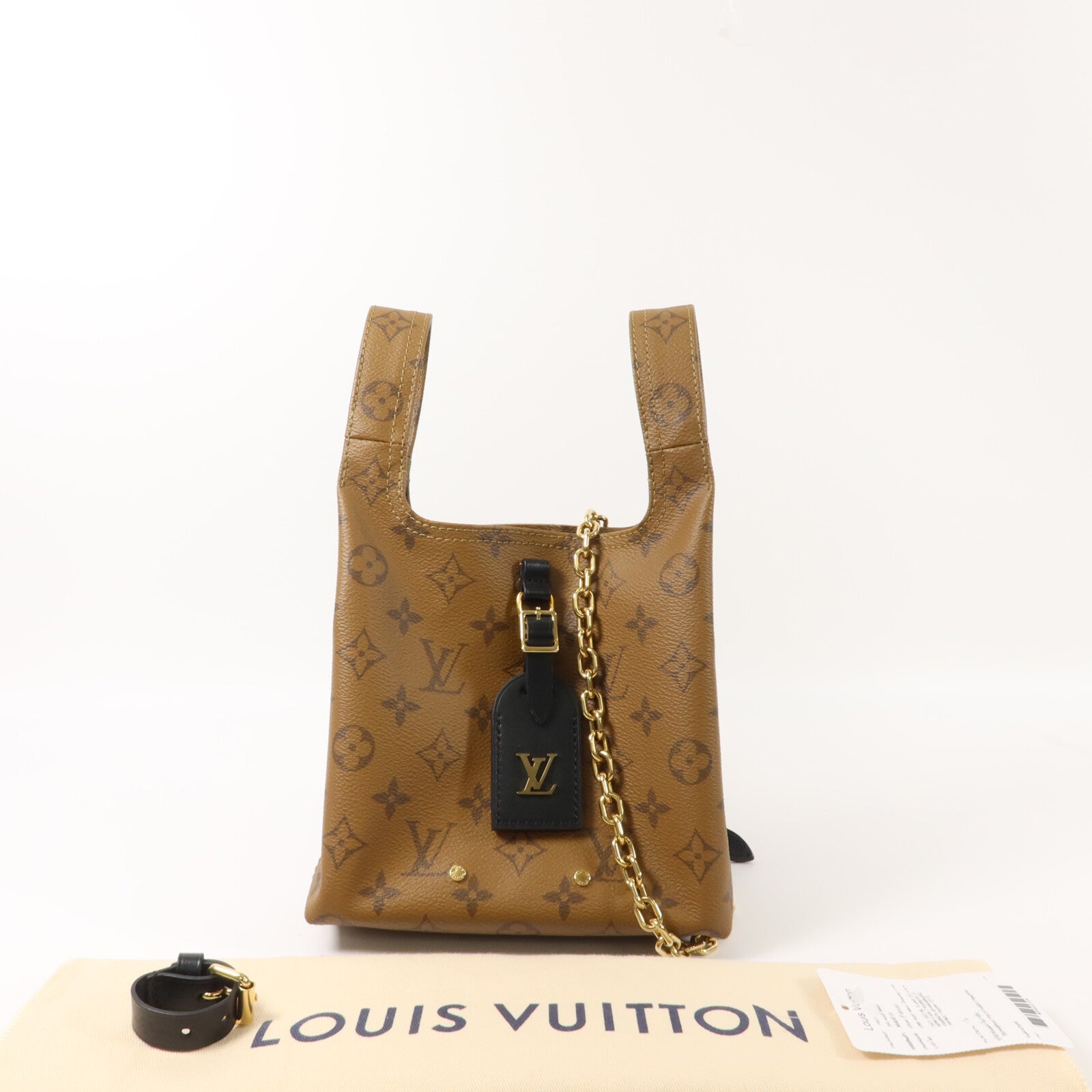 LOUIS VUITTON Monogram Reverse Atlantis BB手挽肩背兩用袋