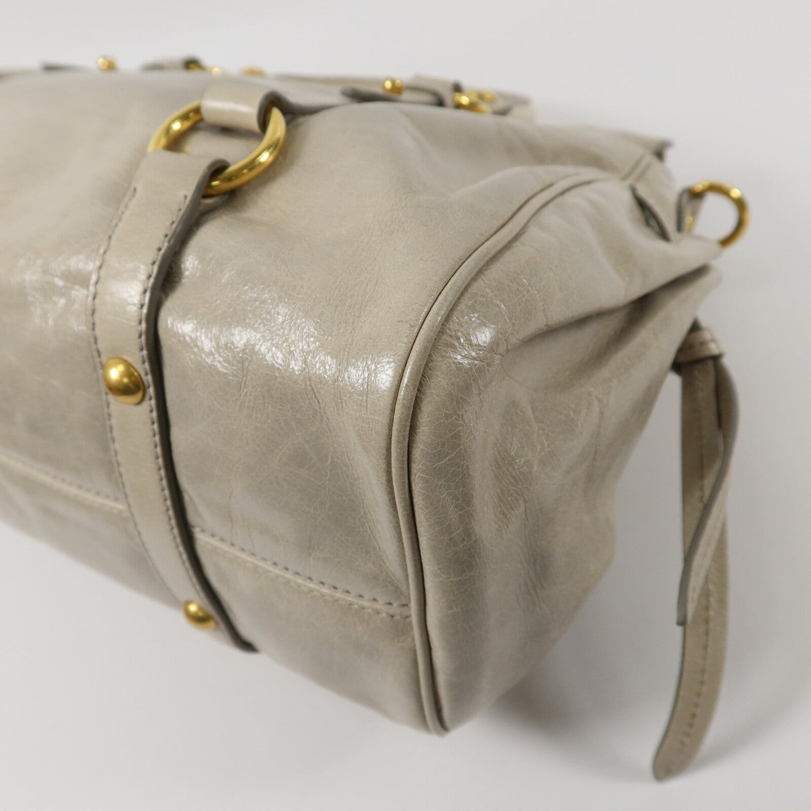 Miu Miu 牛皮皮革Vitello Lux Bow Bag手挽肩背兩用袋