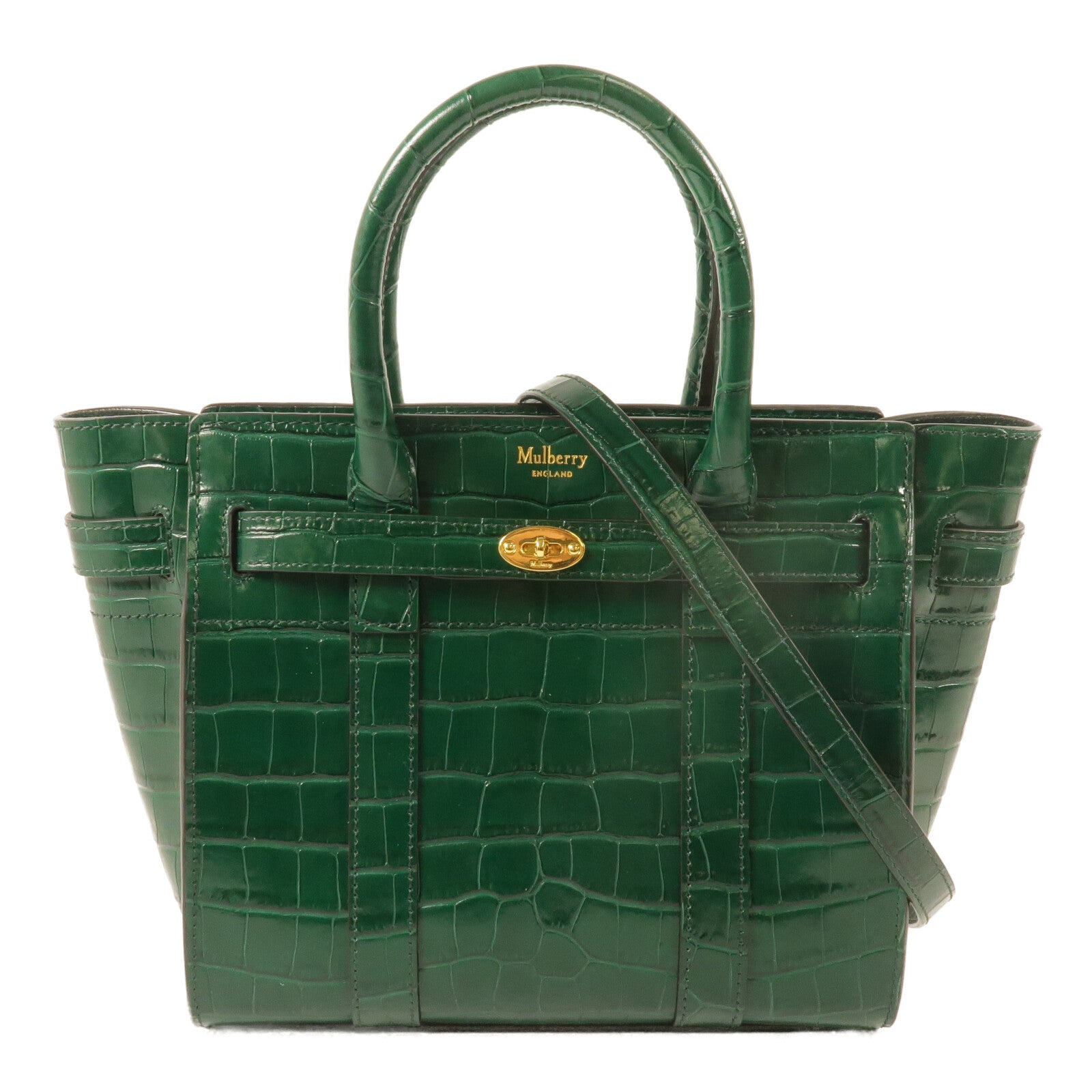 MULBERRY 牛皮皮革Shoulder Bag鏈帶肩背袋