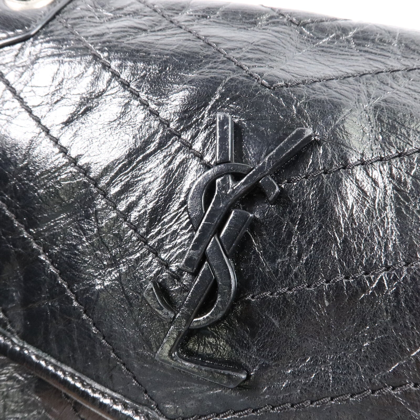 SAINT LAURENT 牛皮皮革Niki Baby鏈帶肩背袋