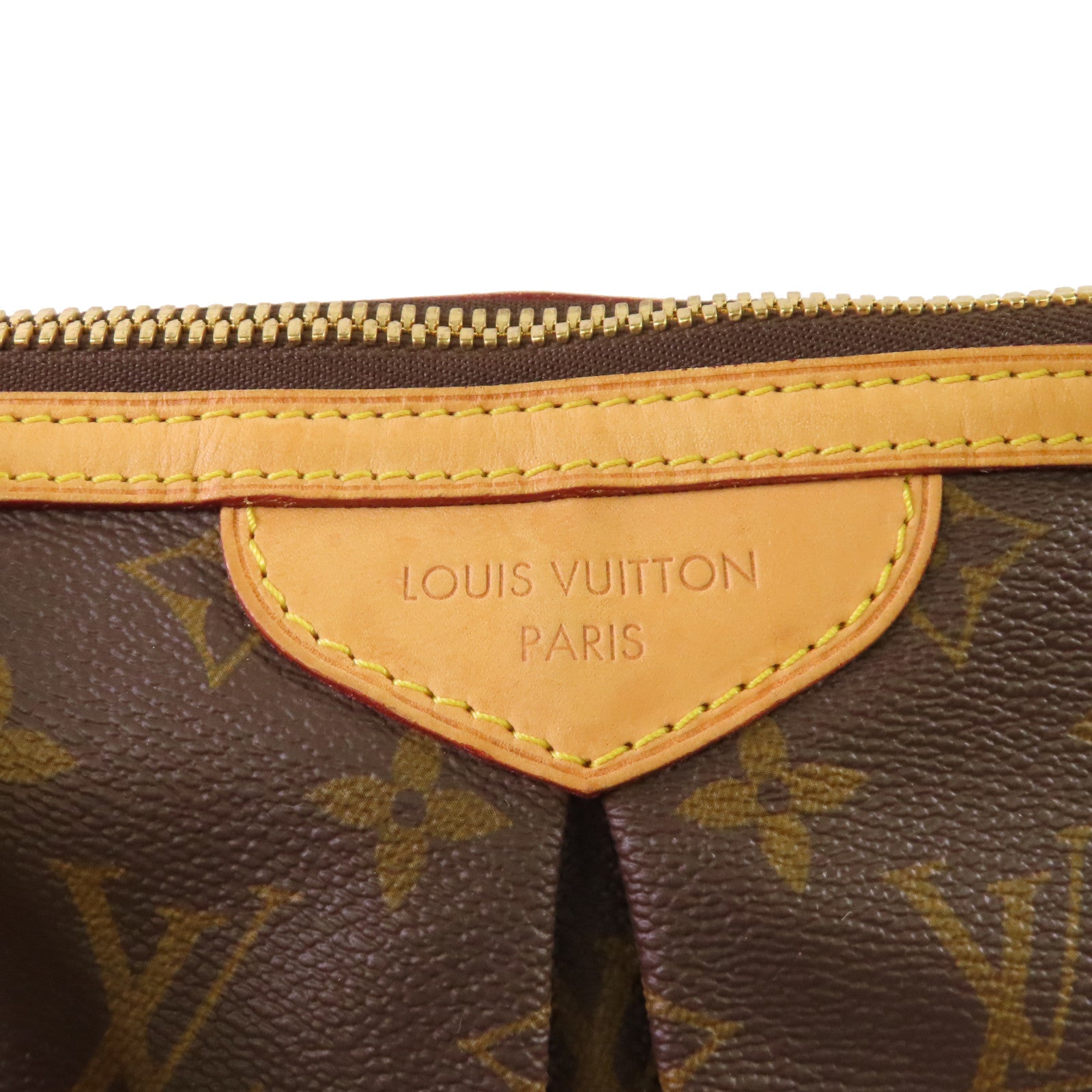 LOUIS VUITTON Monogram Palermo GM Shoulder Bag金扣肩背袋啡色