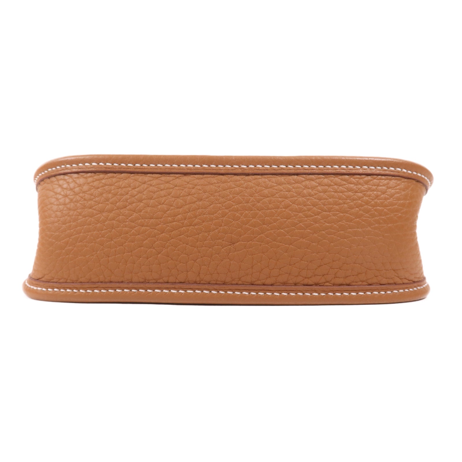 HERMES Togo皮革Evelyne TPM肩背袋Gold