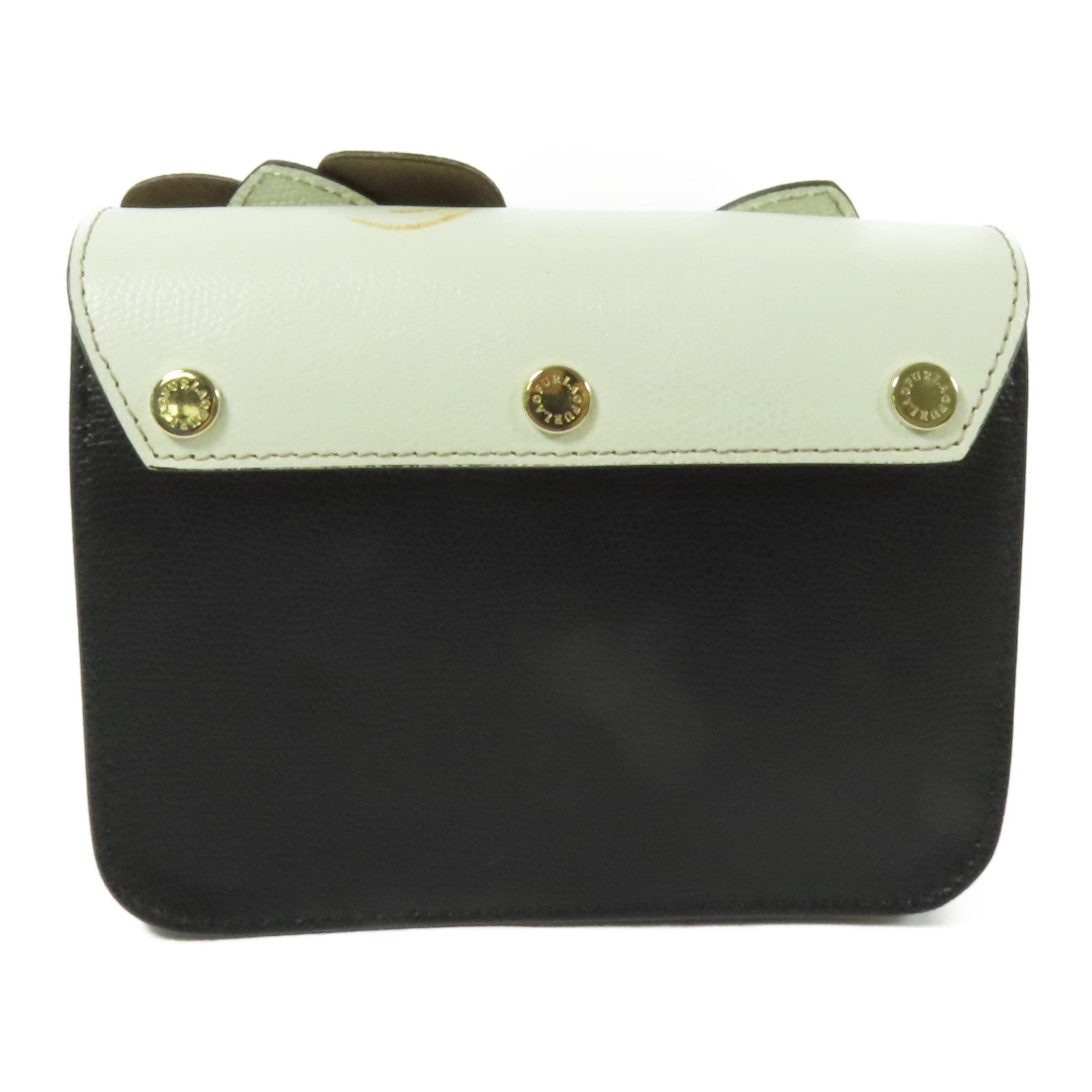 Furla 牛皮皮革Shoulder Bag金扣肩背袋