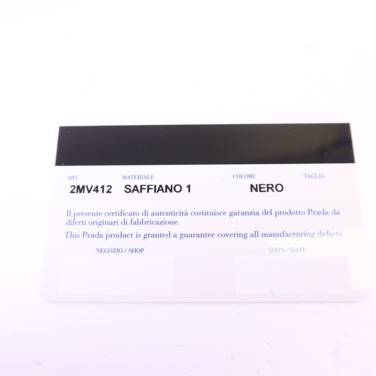 PRADA Saffiano皮革Passport Holder護照套