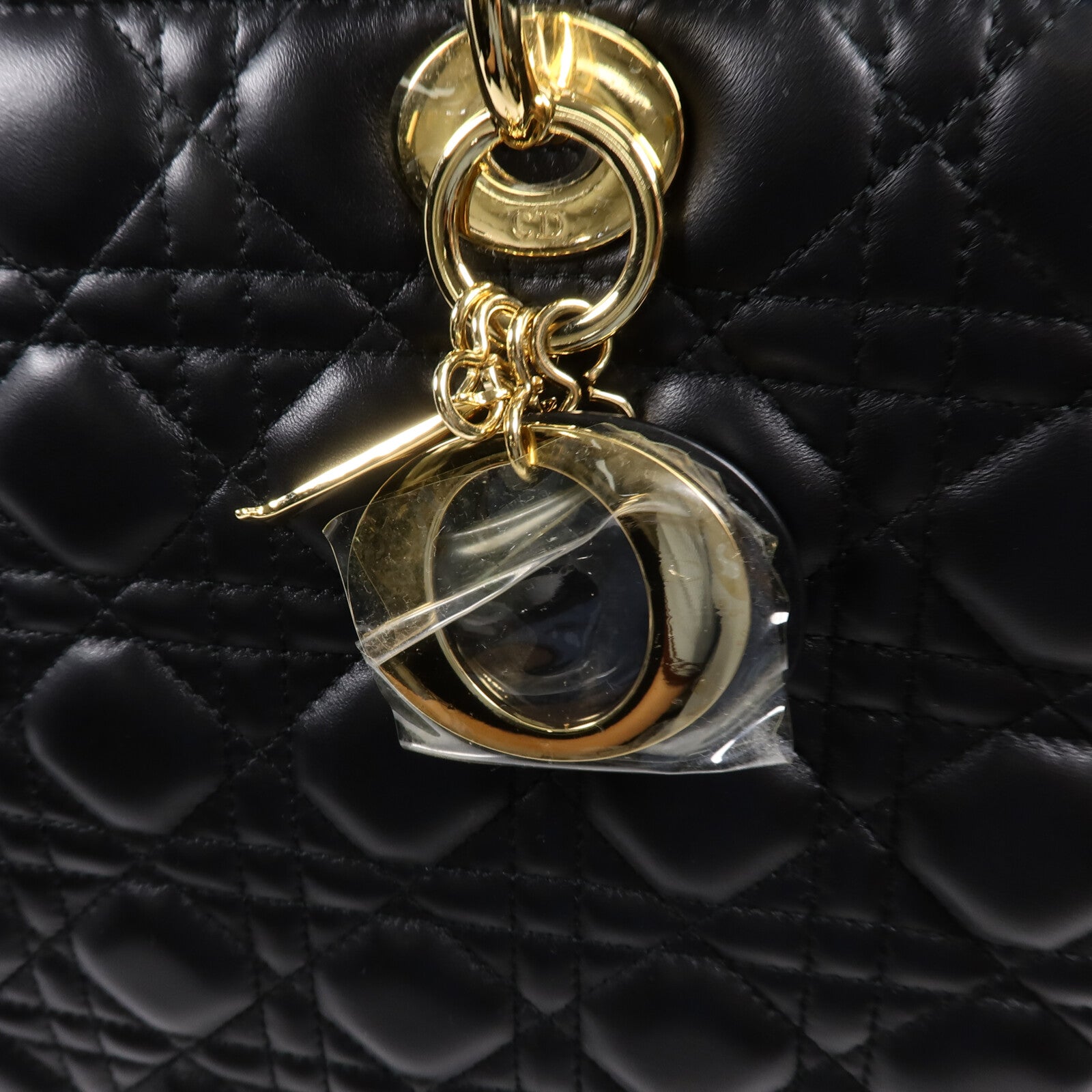 Dior 羊皮皮革Lady Dior GM手挽肩背兩用袋