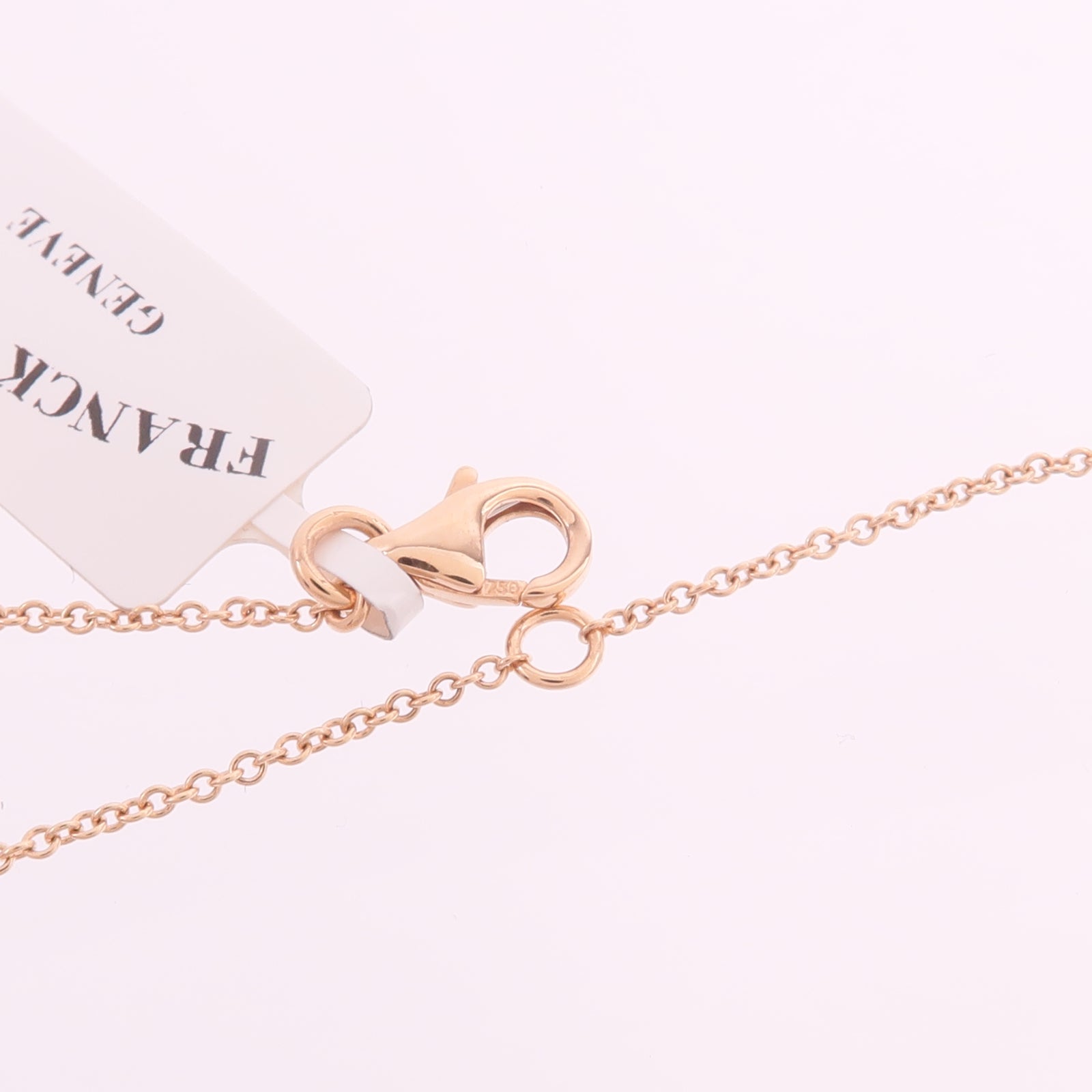 JEWELRY 18K玫瑰金Franck Muller Necklace鑽石項鍊