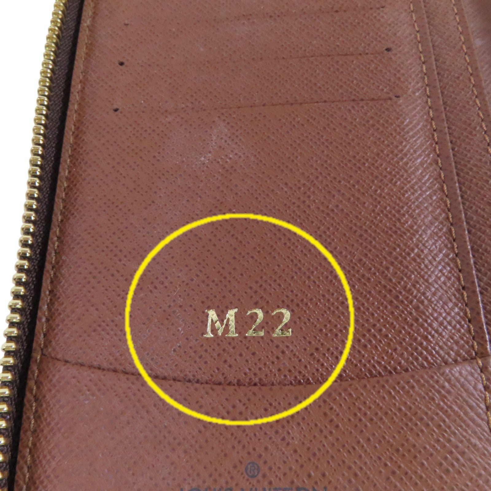 LOUIS VUITTON Monogram Zippy Compact Wallet金扣拉鏈錢包