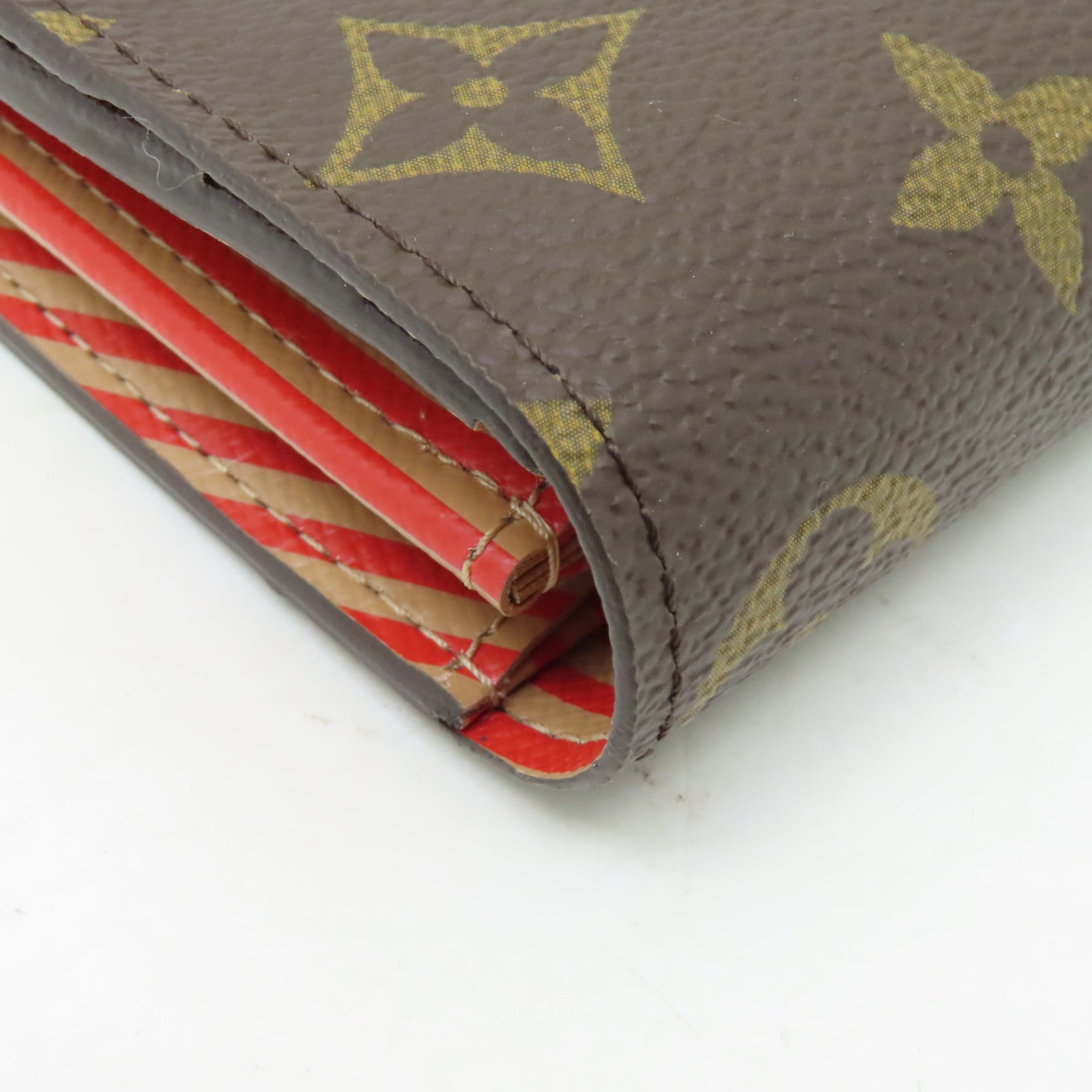 LOUIS VUITTON 【激減優惠】Monogram Portefeuille Sarah Trunk Motti Zip金扣長錢包棕色