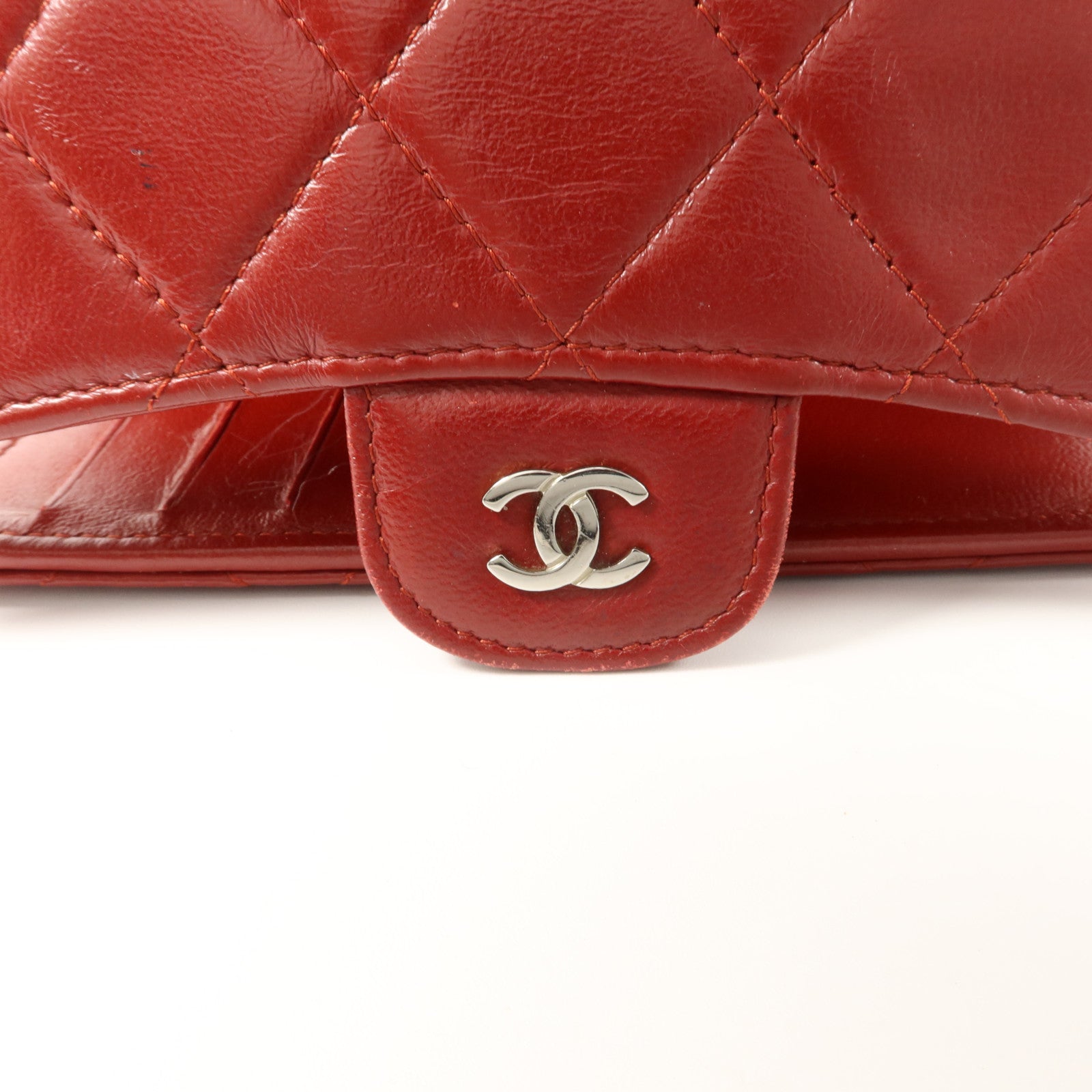 CHANEL 牛皮皮革Trifold Long Wallet長錢包