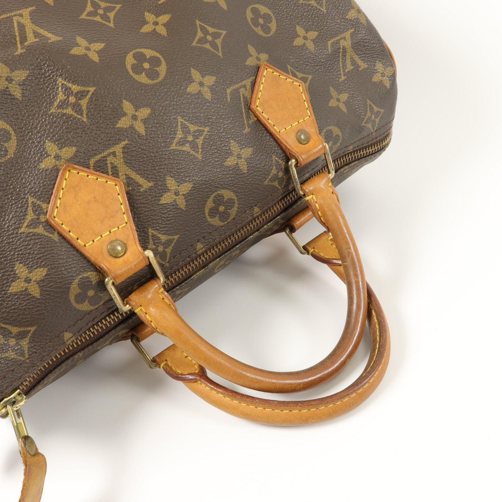 LOUIS VUITTON Monogram Speedy 30金扣手挽袋