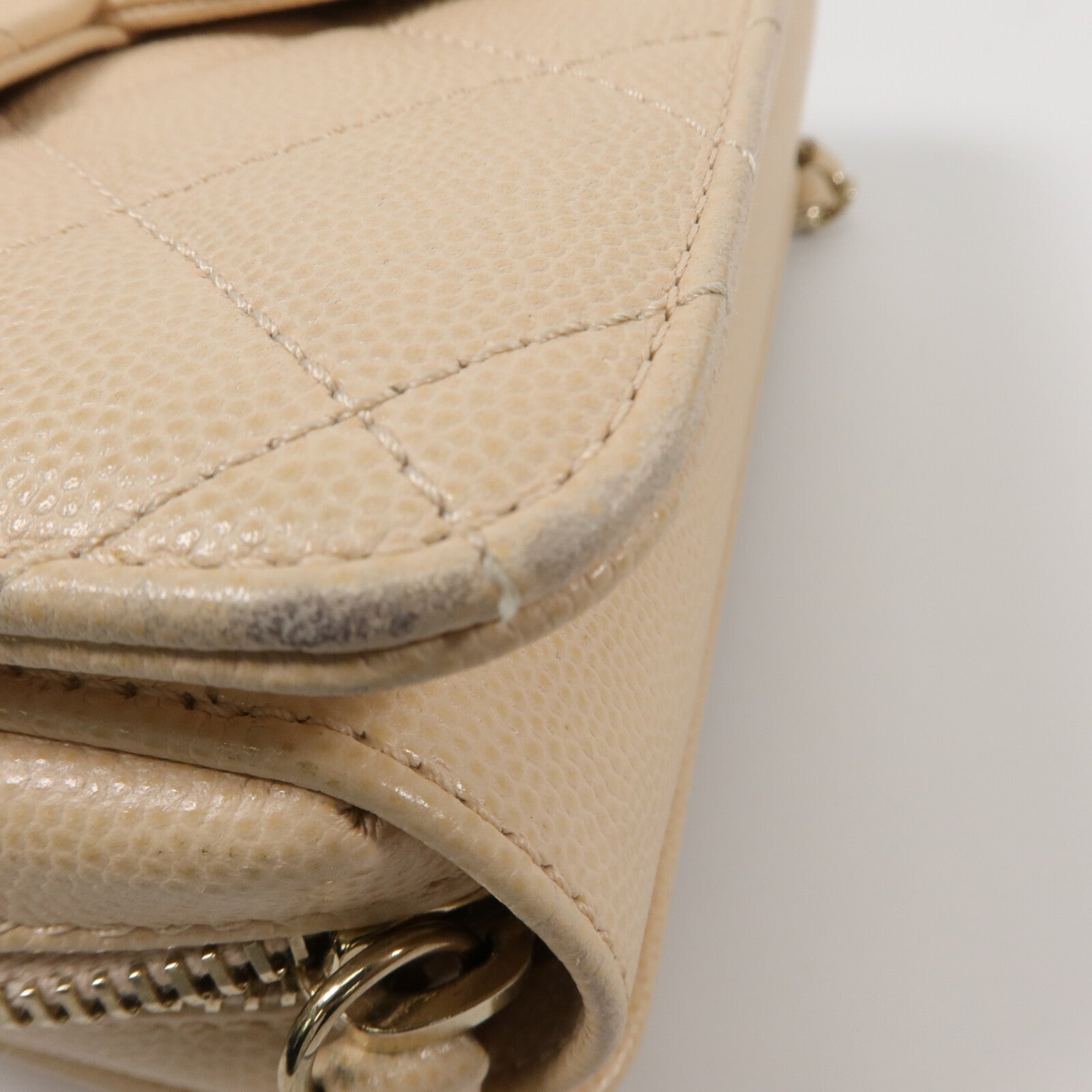 CHANEL 牛皮皮革Mini Flap Bag鏈帶肩背袋