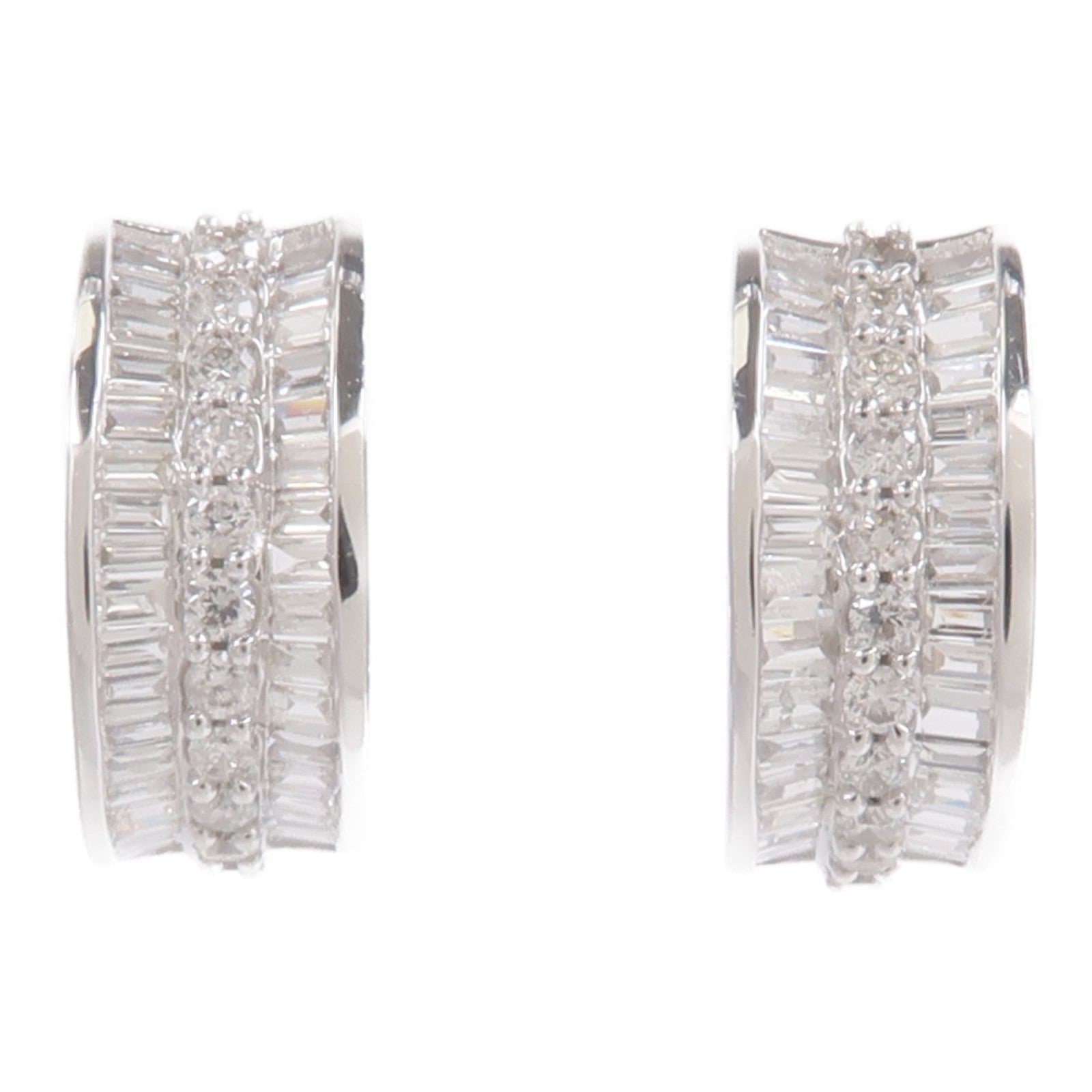 JEWELRY 18K白金Diamond Earrings鑽石耳環