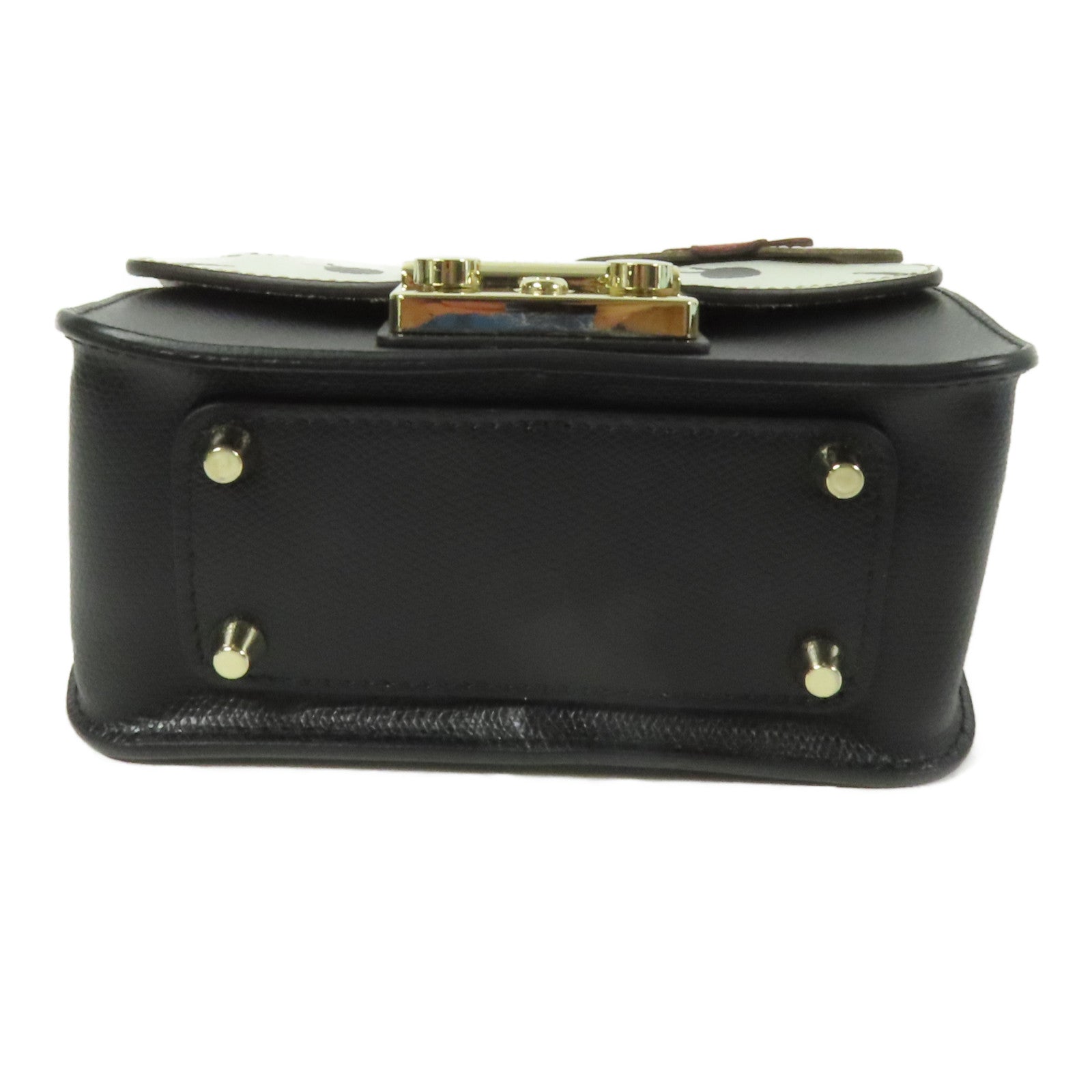 Furla 牛皮皮革Shoulder Bag金扣肩背袋