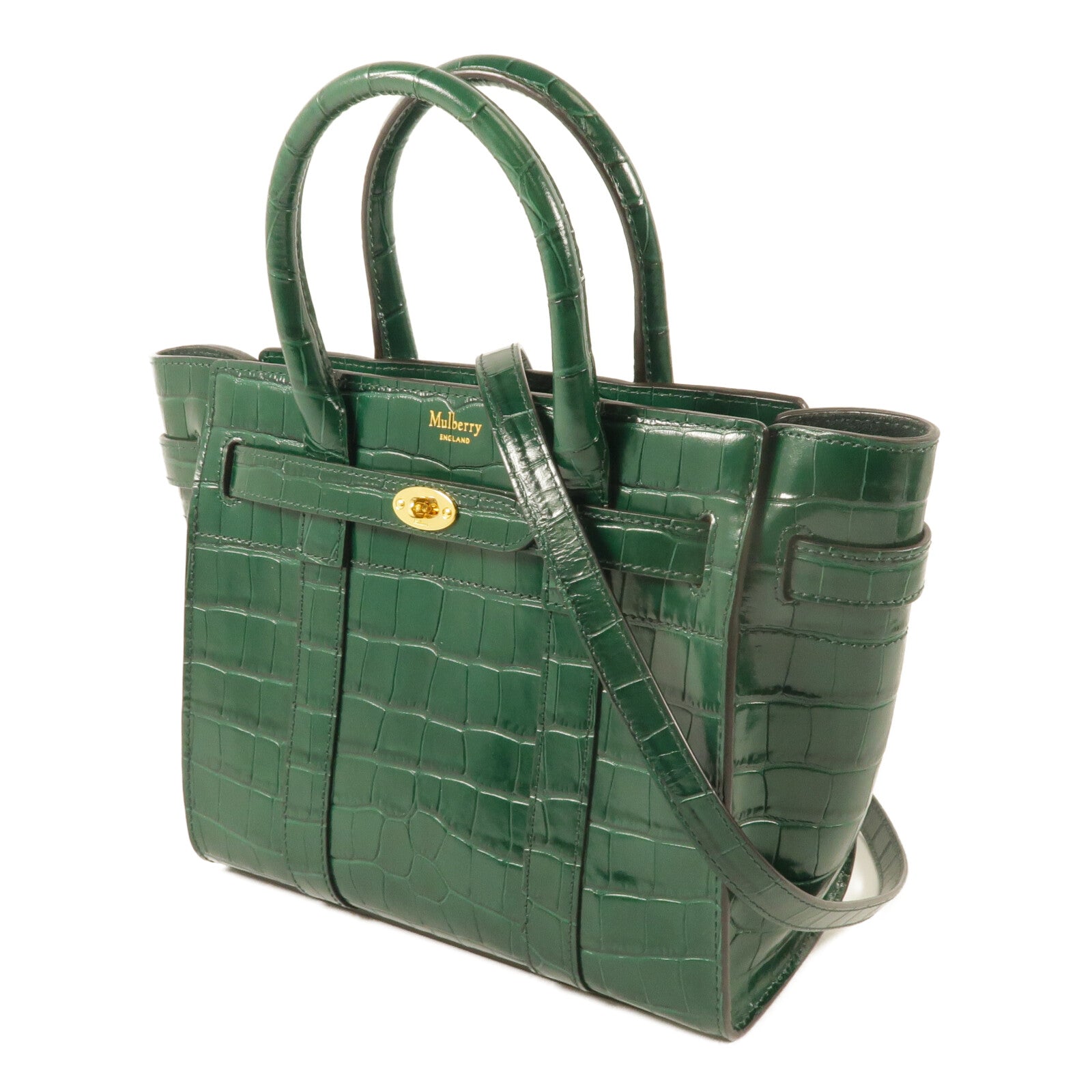 MULBERRY 牛皮皮革Shoulder Bag鏈帶肩背袋