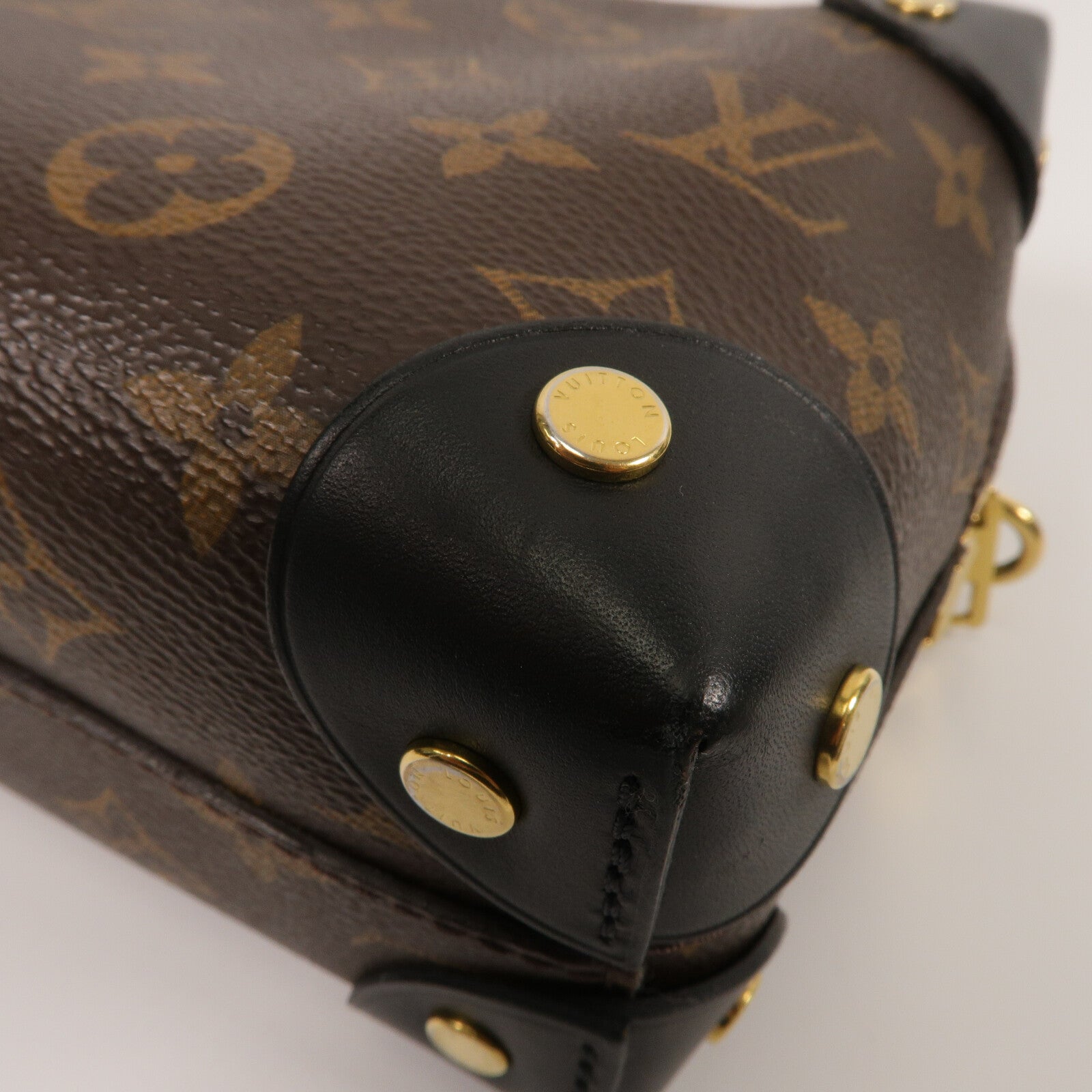 LOUIS VUITTON Monogram Petite Malle Souple手挽肩背兩用袋