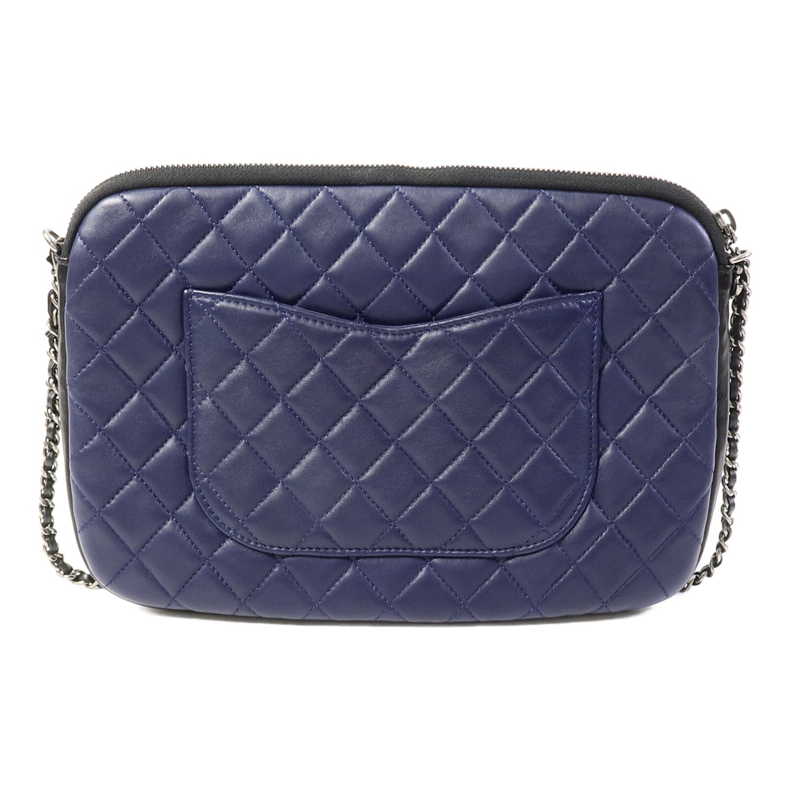CHANEL 羊皮皮革Girl Jacket Chain Shoulder鏈帶肩背袋