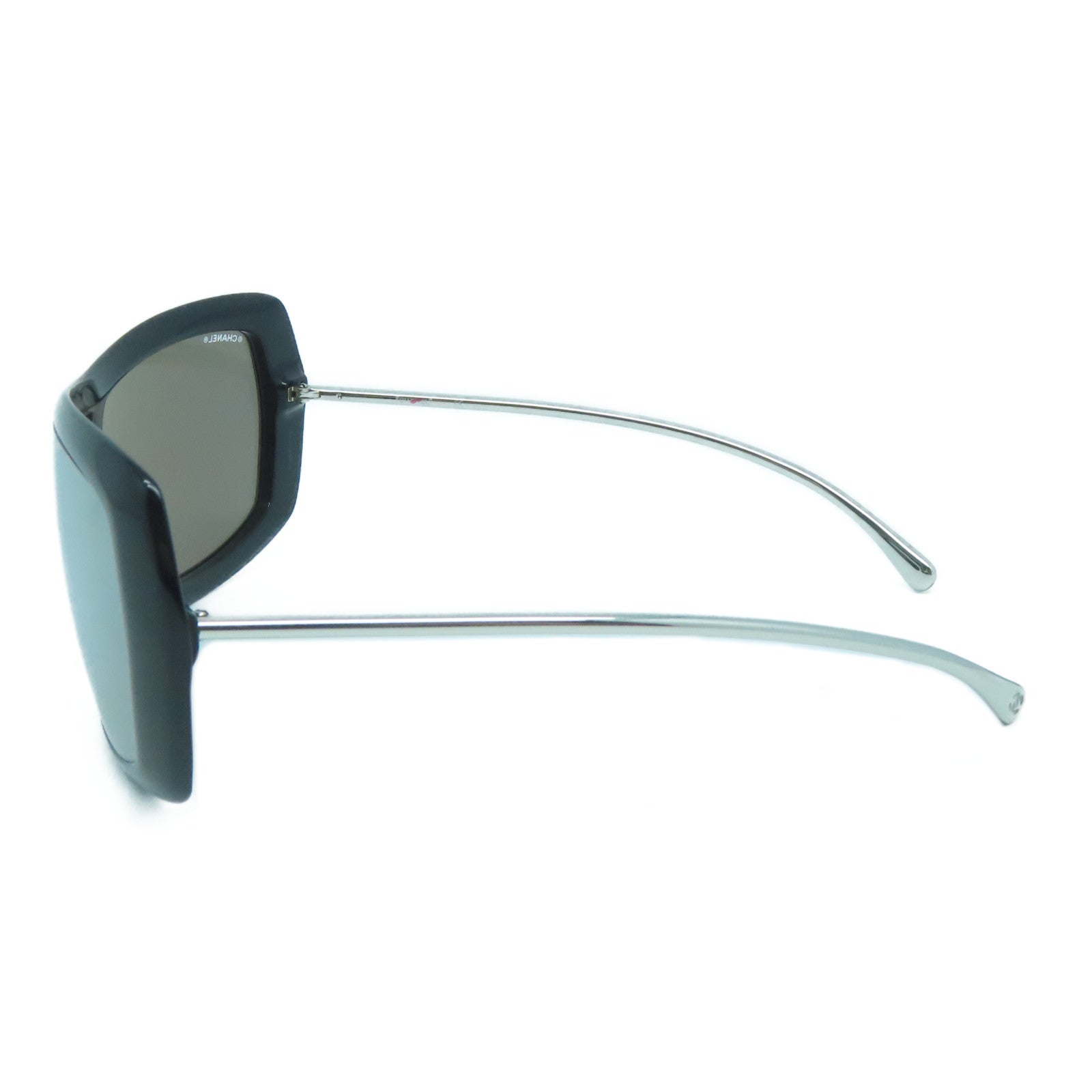CHANEL 【激減優惠】PVC Sunglasses太陽眼鏡黑色/銀色