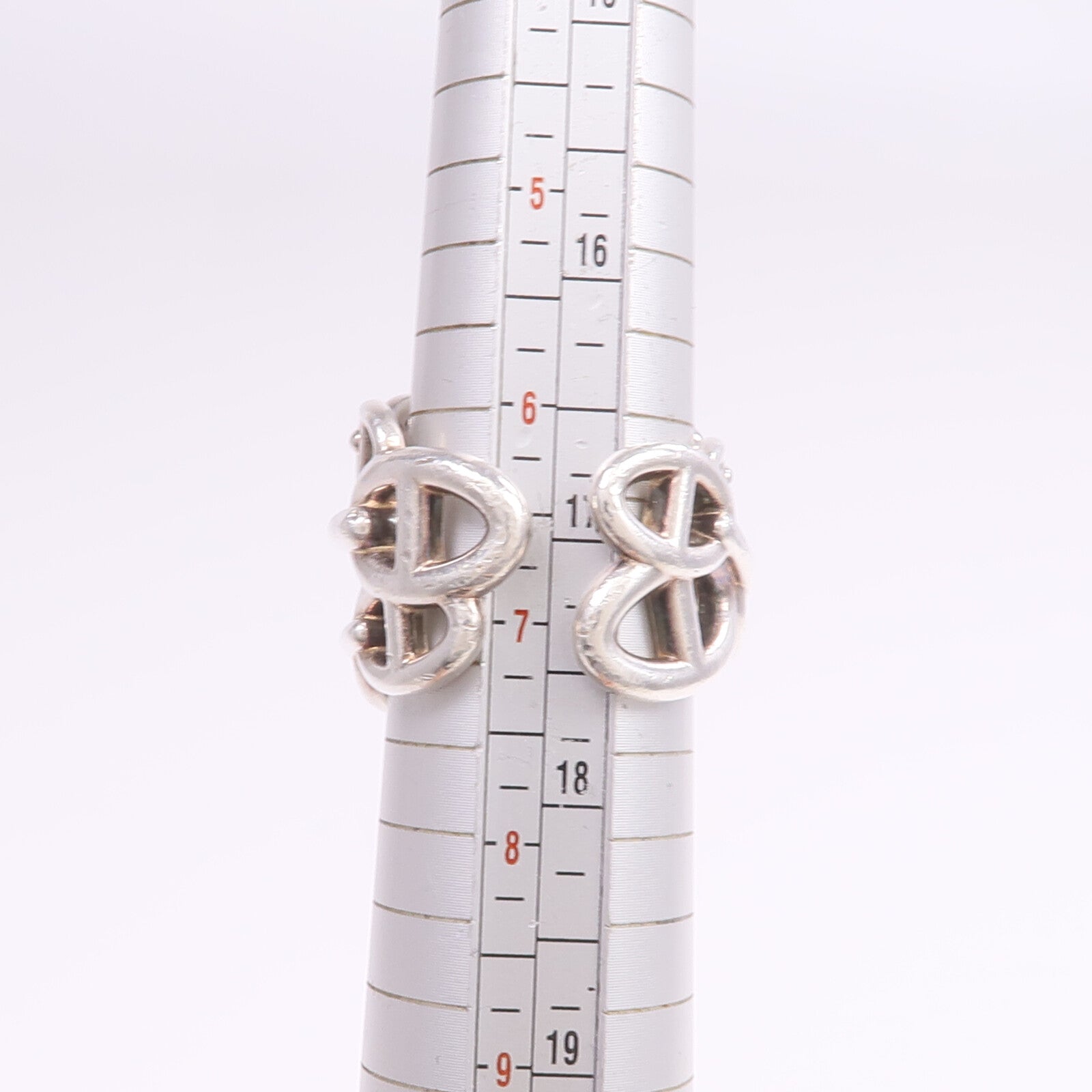 HERMES 925純銀Chaine d'ancre Enchainee Ring戒指Hermes#55/US#7