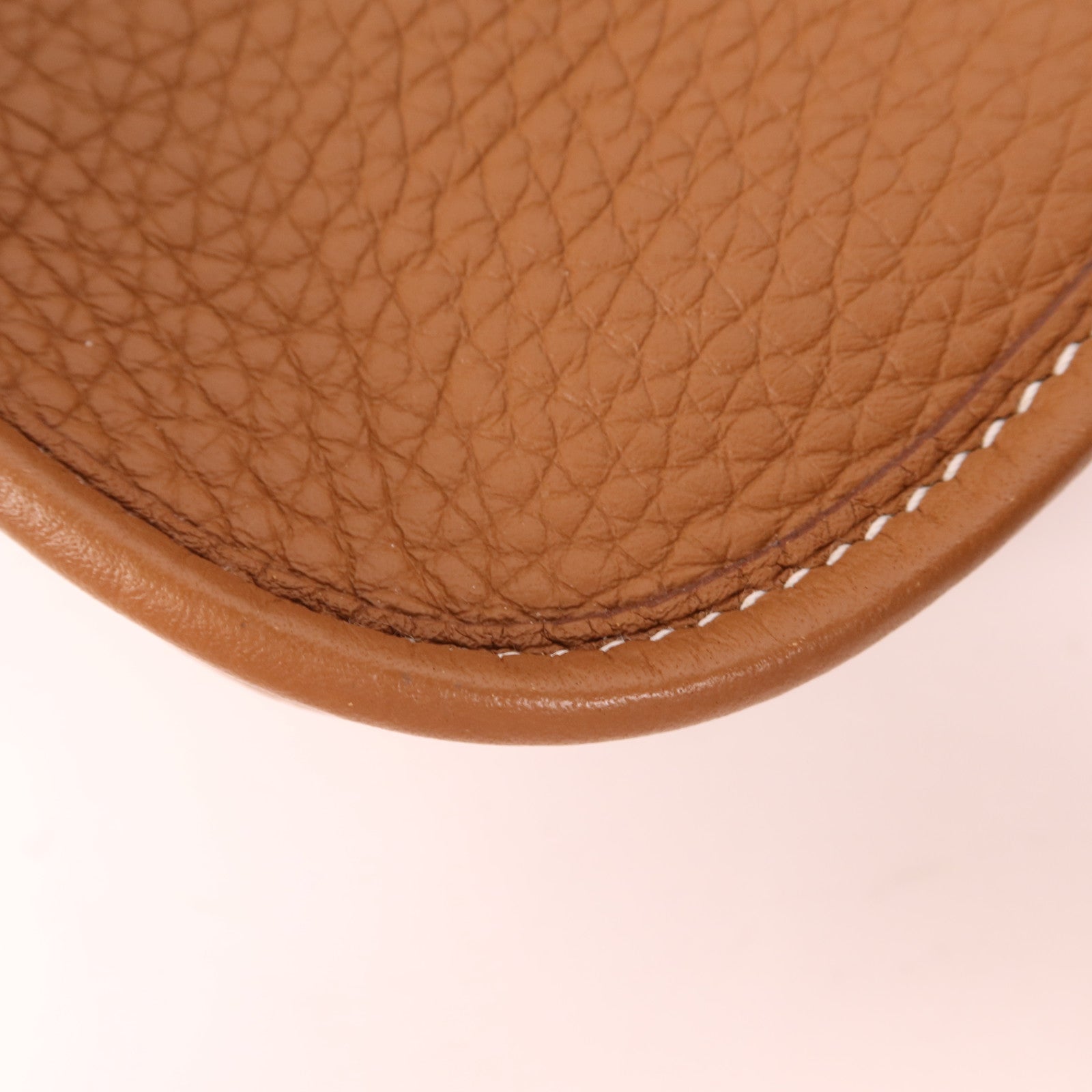 HERMES Togo皮革Evelyne TPM肩背袋Gold