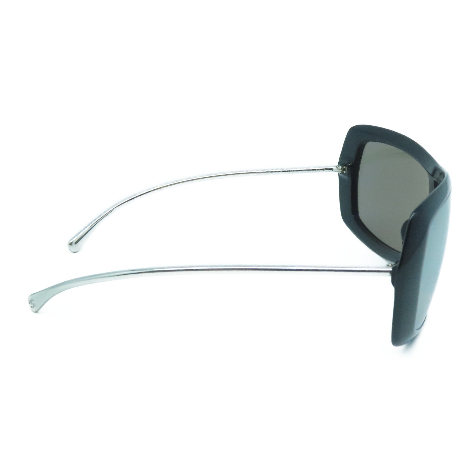 CHANEL 【激減優惠】PVC Sunglasses太陽眼鏡黑色/銀色