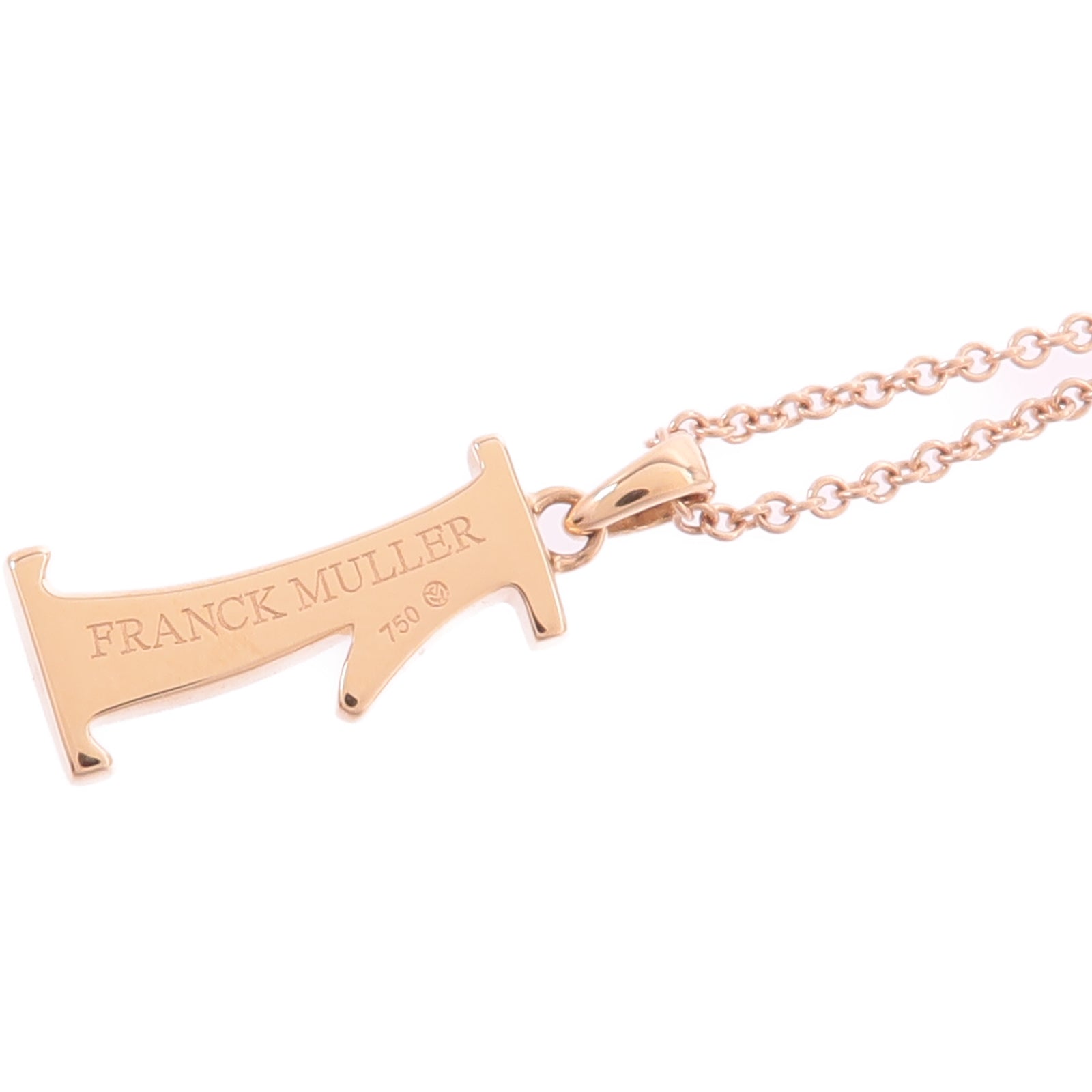 JEWELRY 18K玫瑰金Franck Muller Necklace鑽石項鍊