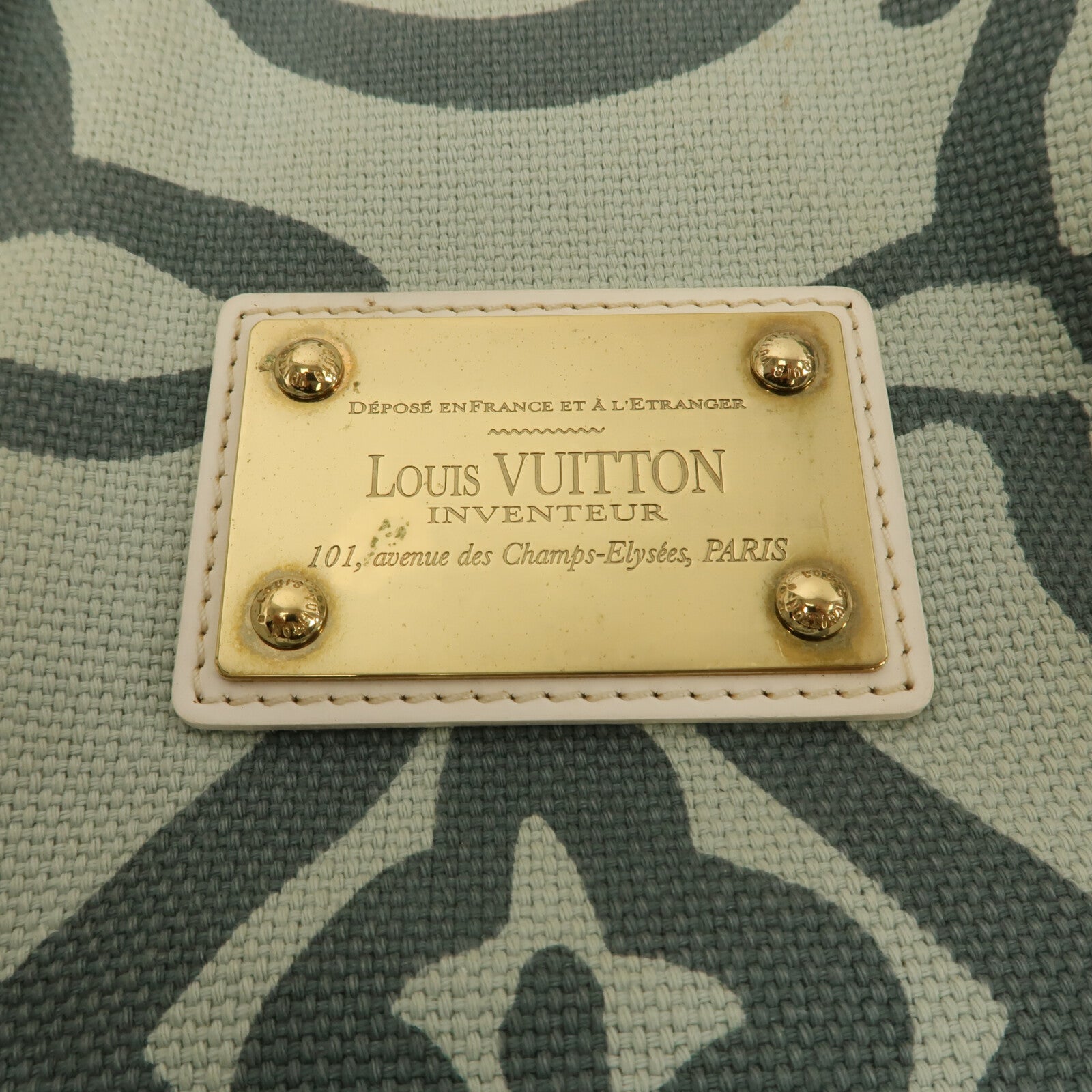 LOUIS VUITTON 帆布Tahitienne GM肩背袋