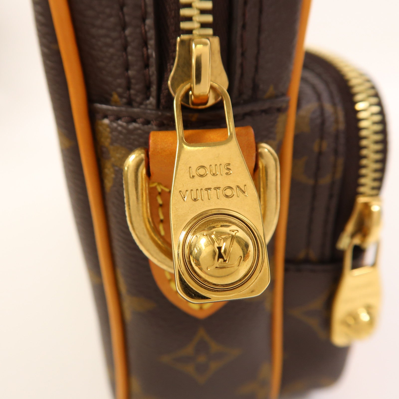 LOUIS VUITTON Monogram Nil金扣手挽肩背兩用袋