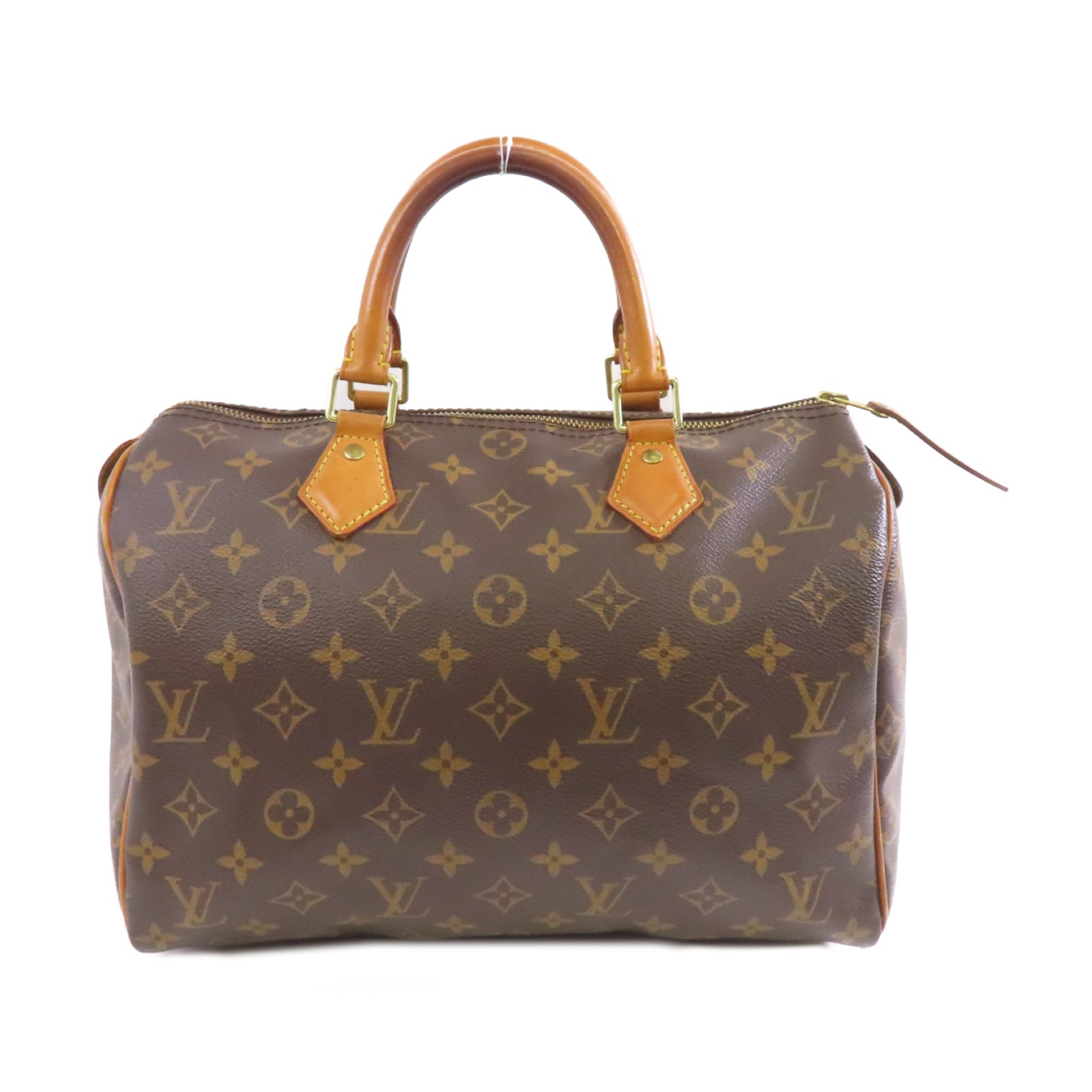 LOUIS VUITTON 【激減優惠】Monogram Speedy 30金扣手挽袋棕色