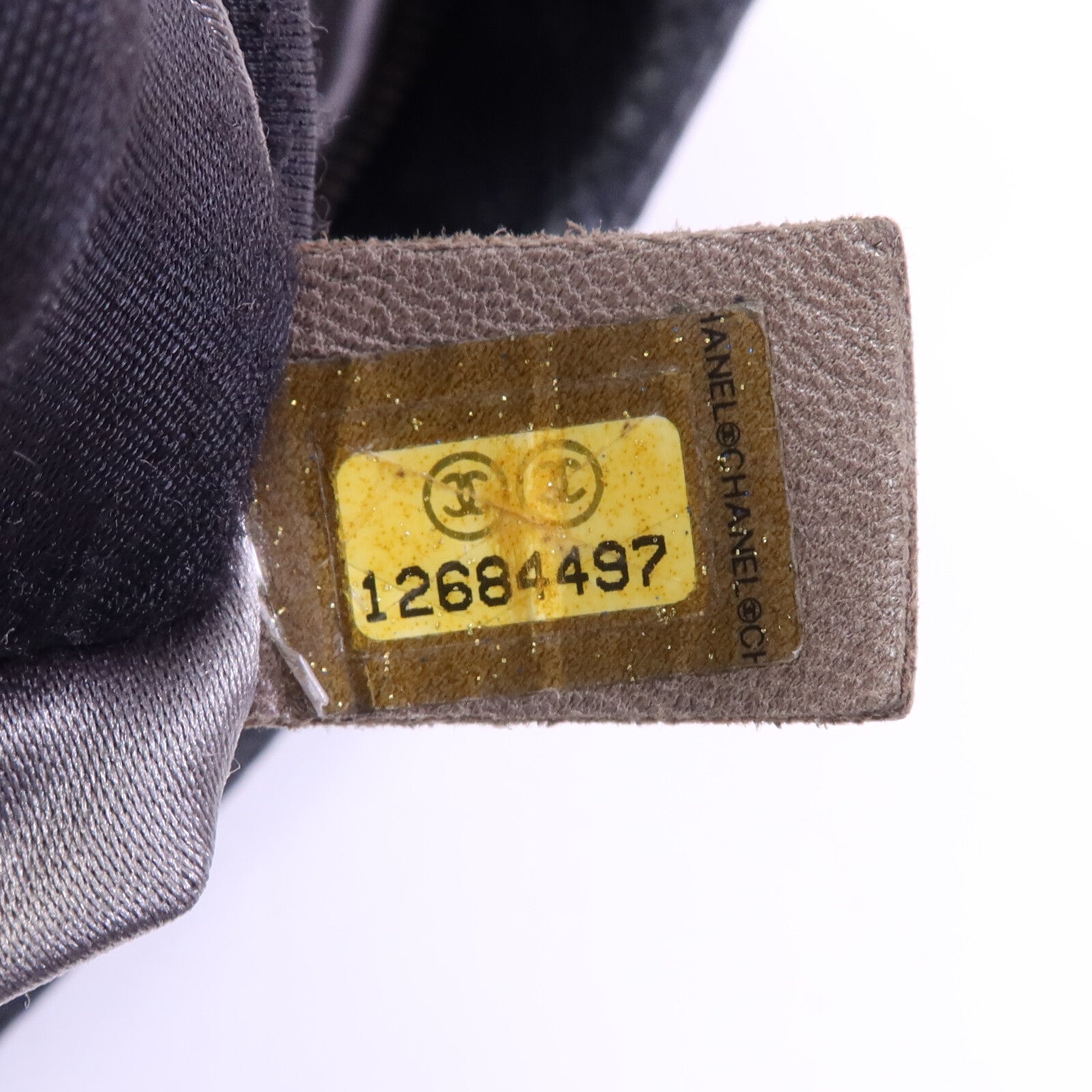 CHANEL 牛皮皮革Chain Shoulder Bag銀扣鏈帶肩背袋