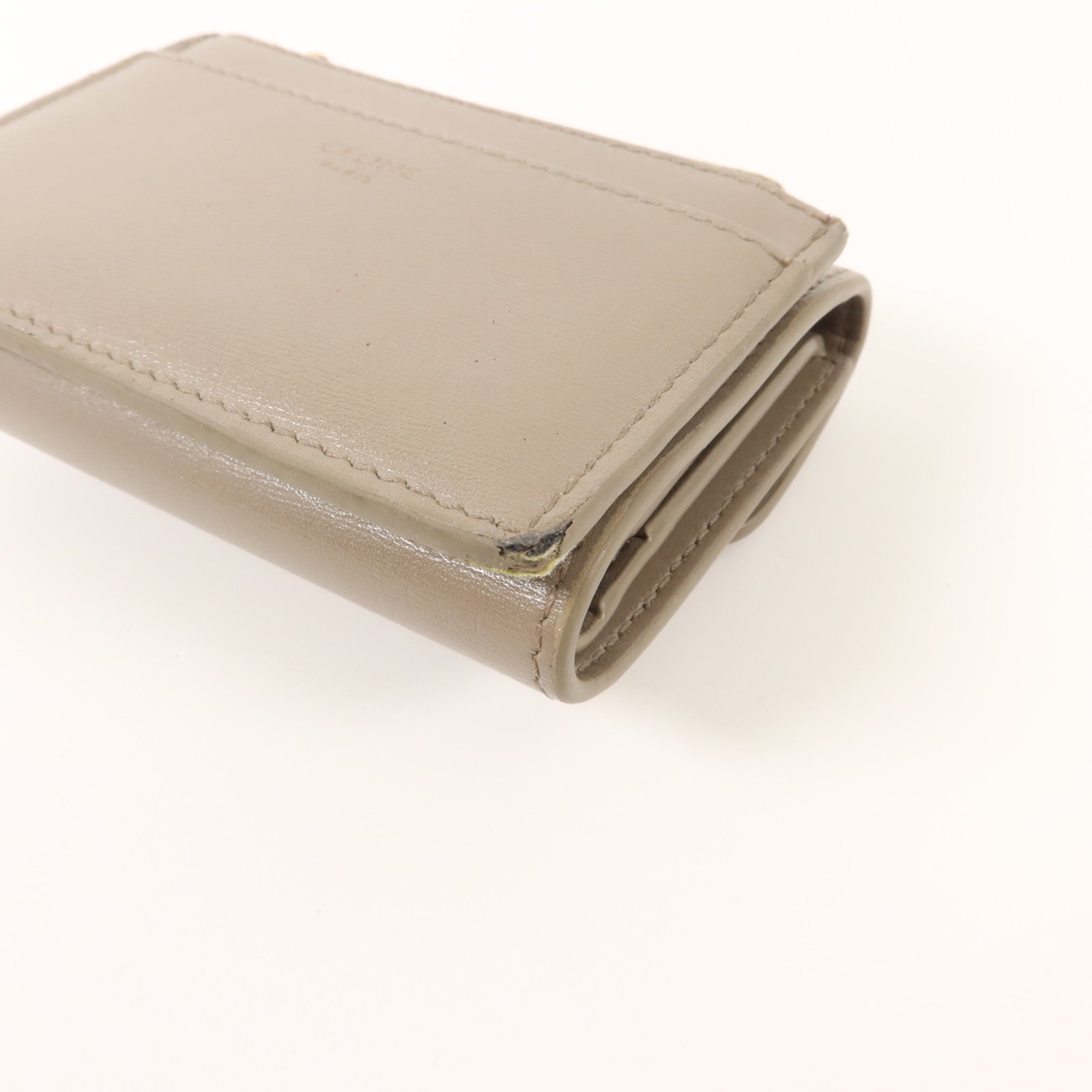 CELINE 牛皮皮革Compact Wallet with Coin Purse錢包