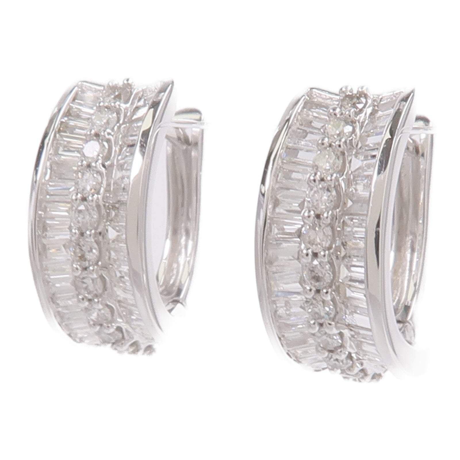 JEWELRY 18K白金Diamond Earrings鑽石耳環