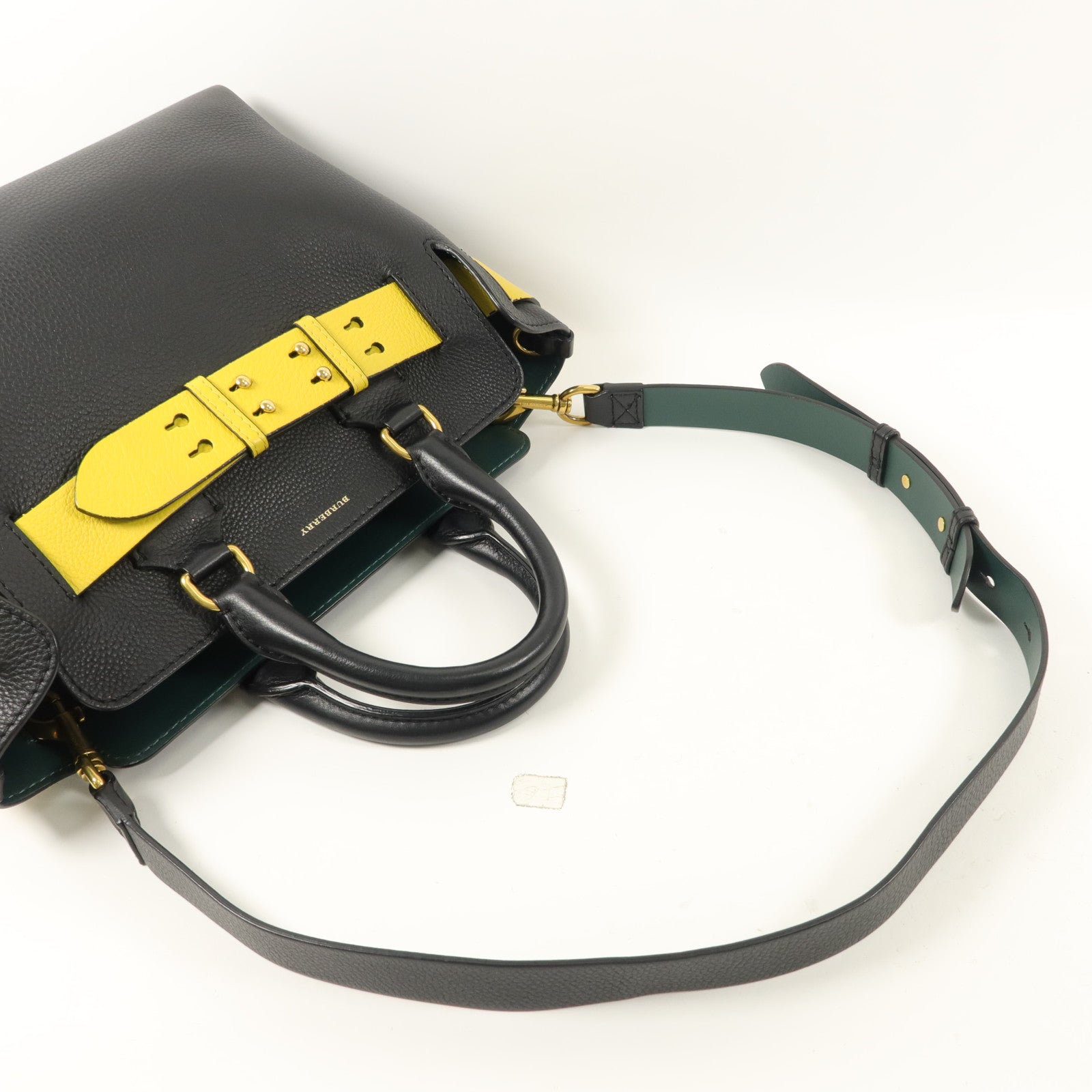 BURBERRY 牛皮皮革Belt Small手挽肩背兩用袋