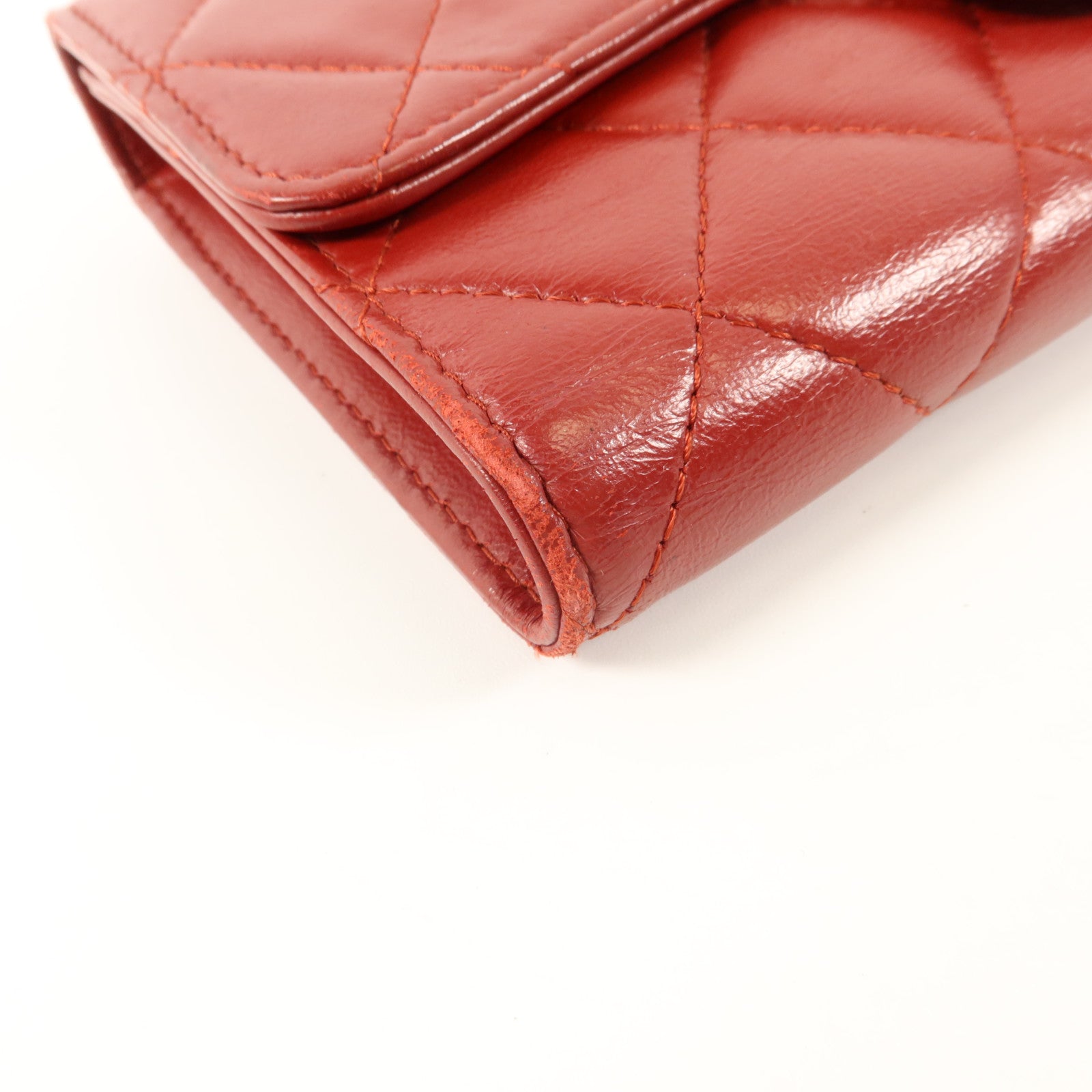 CHANEL 牛皮皮革Trifold Long Wallet長錢包