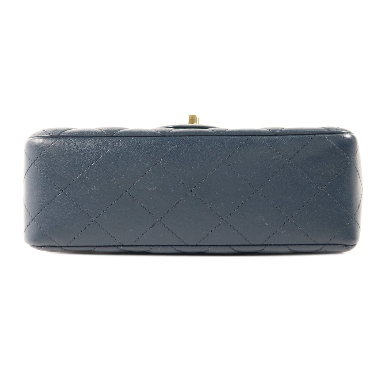 CHANEL 羊皮皮革Mini Classic 20金扣鏈帶肩背袋