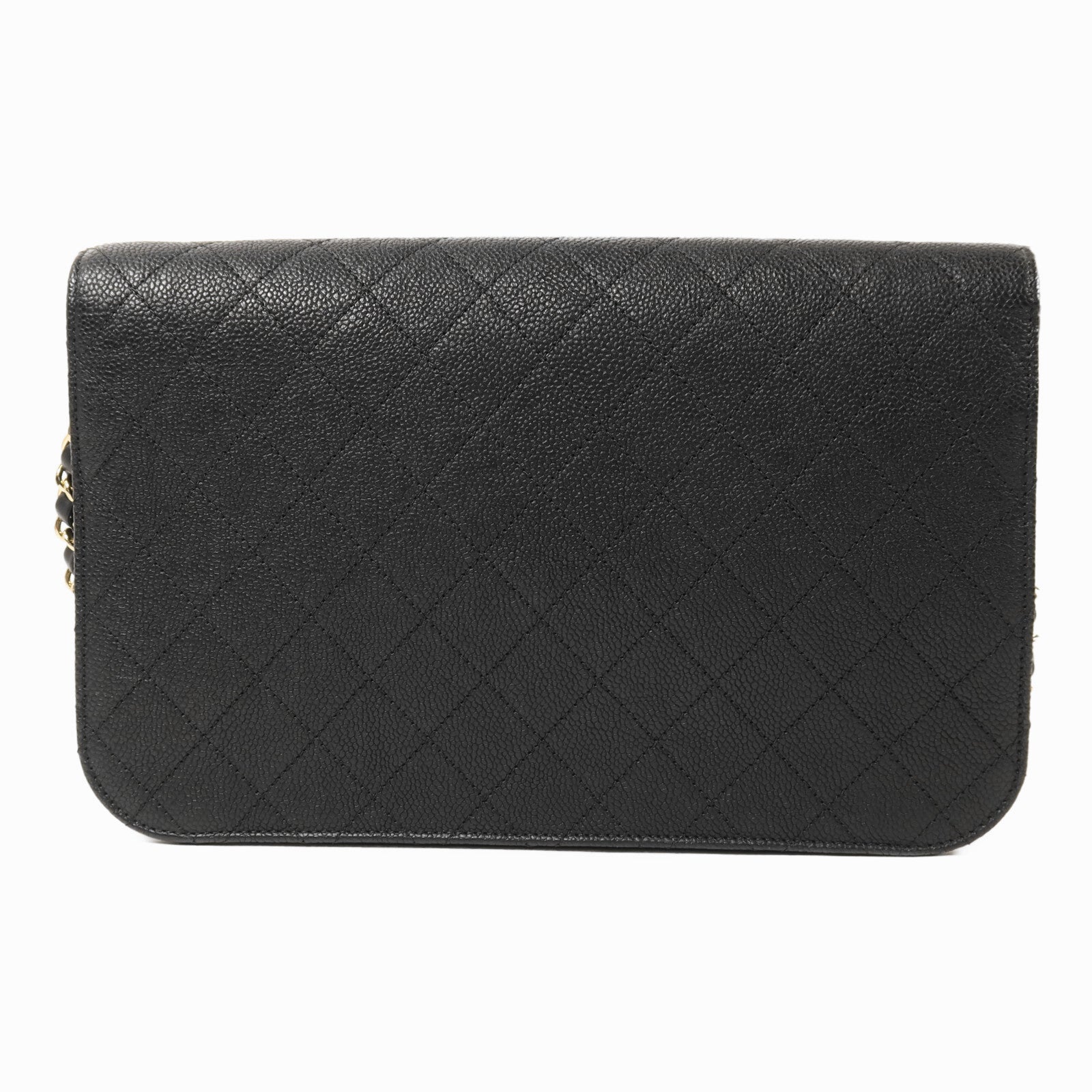 CHANEL 【激減優惠】牛皮皮革Chain Shoulder金扣鏈帶肩背袋