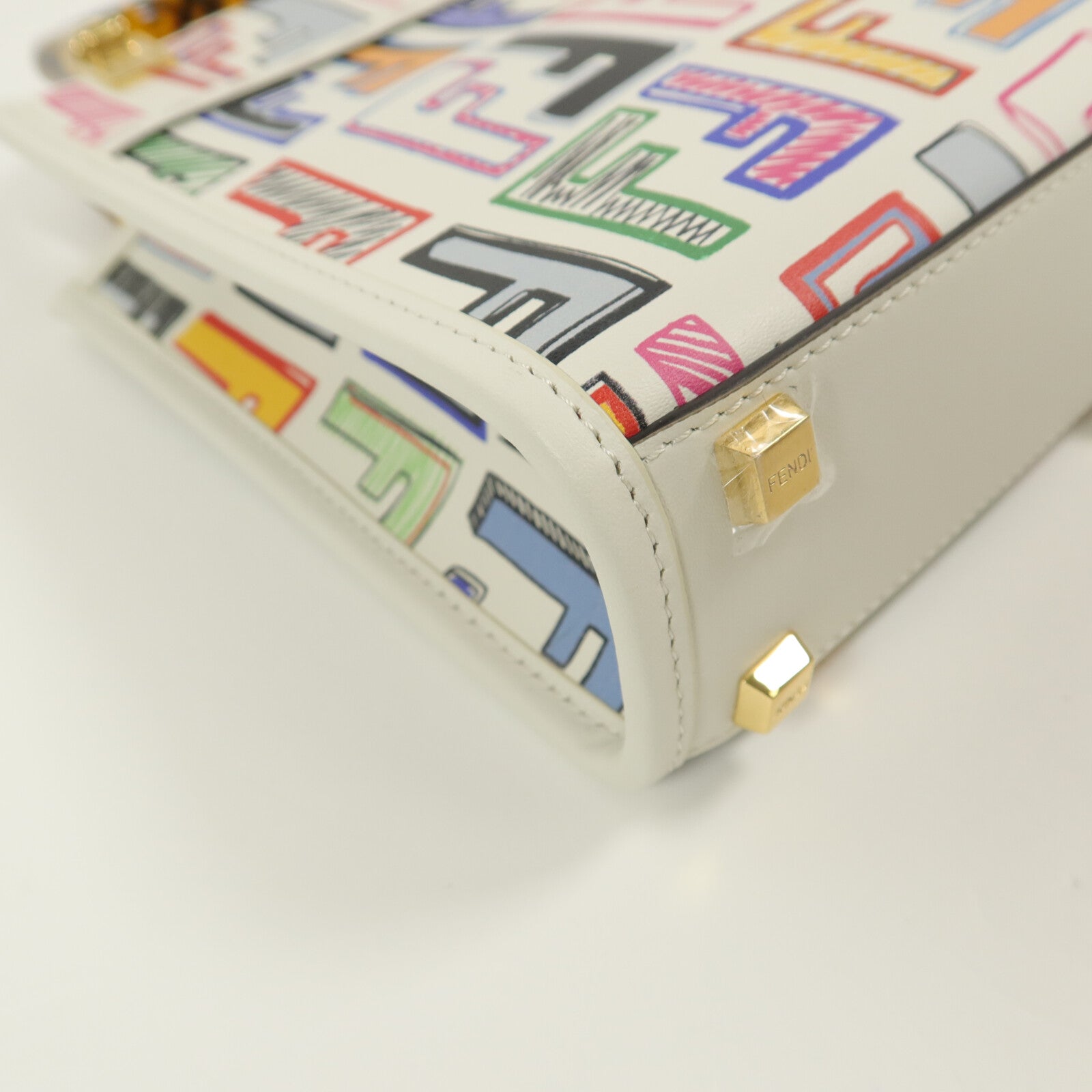 FENDI 牛皮皮革Mini Sunshine Shopper手挽肩背兩用袋