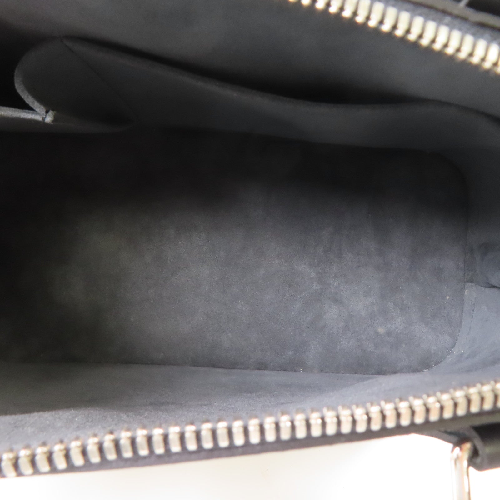 LOUIS VUITTON Epi Alma PM銀扣手挽袋黑色