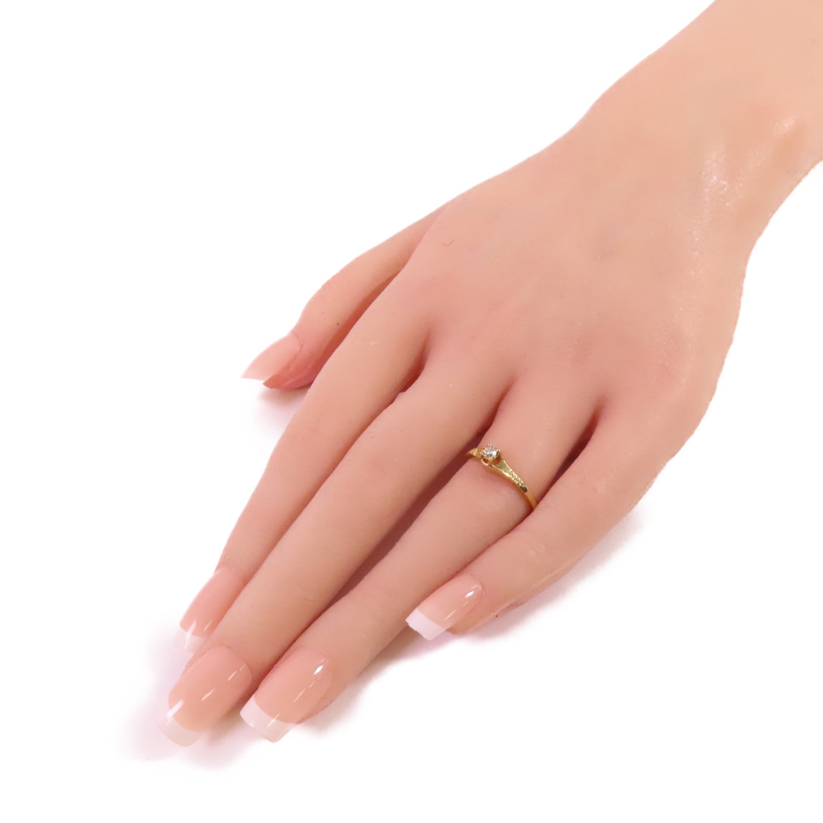 JEWELRY 【激減優惠】18K黃金/鑽石Diamond Ring戒指US#6