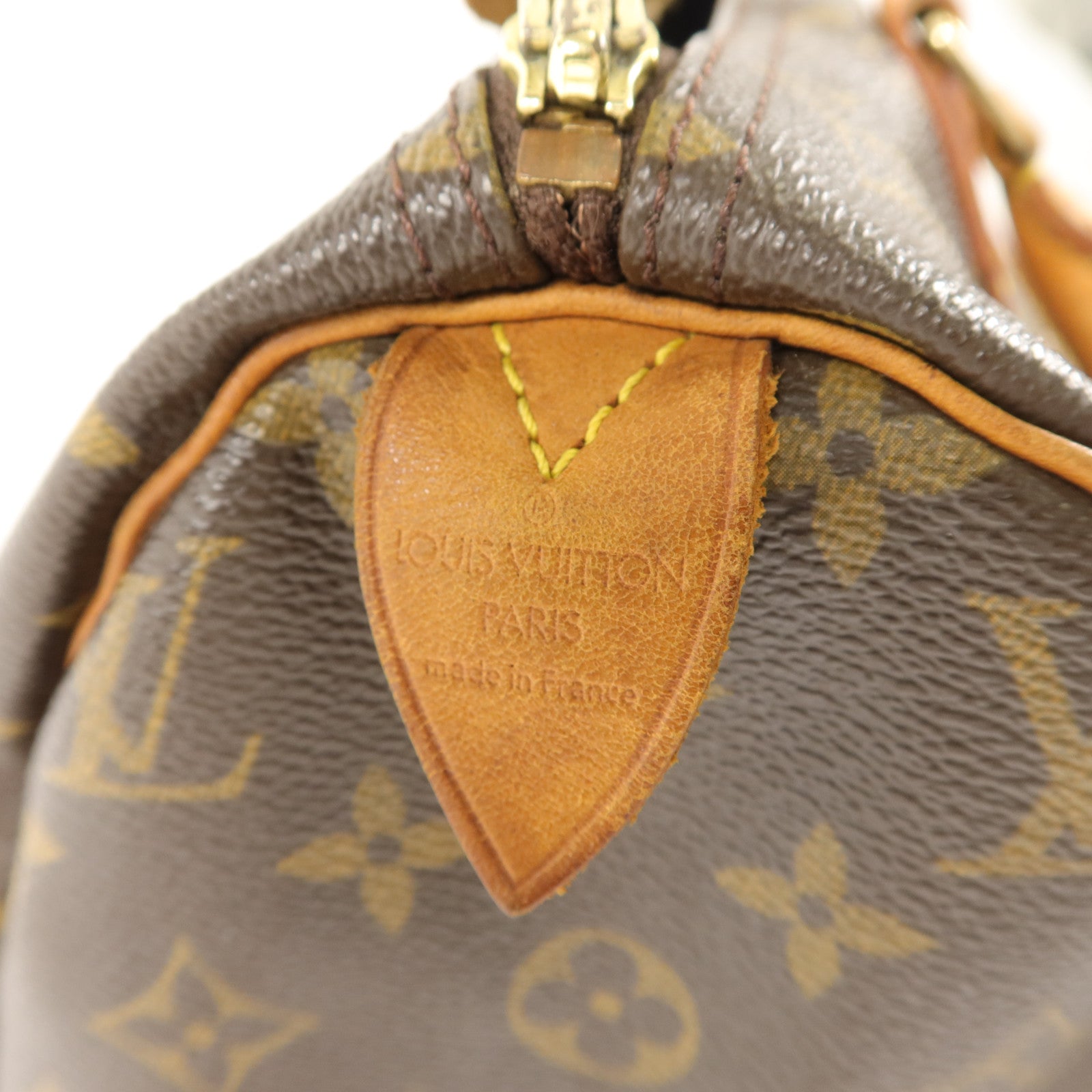 LOUIS VUITTON Monogram Speedy 30金扣手挽袋