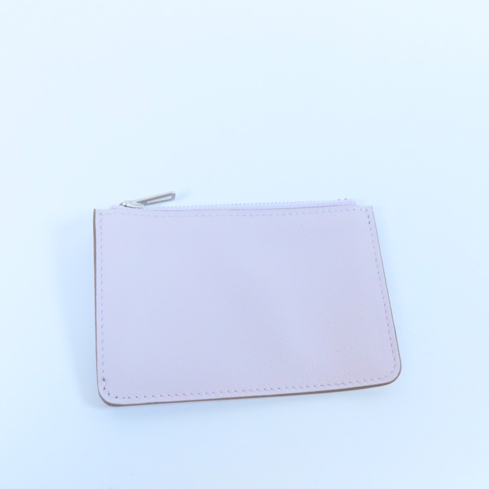HERMES **【激減優惠】Evercolor皮革Roulis Slim銀扣錢包Mauve Sylvestre錦葵紫色