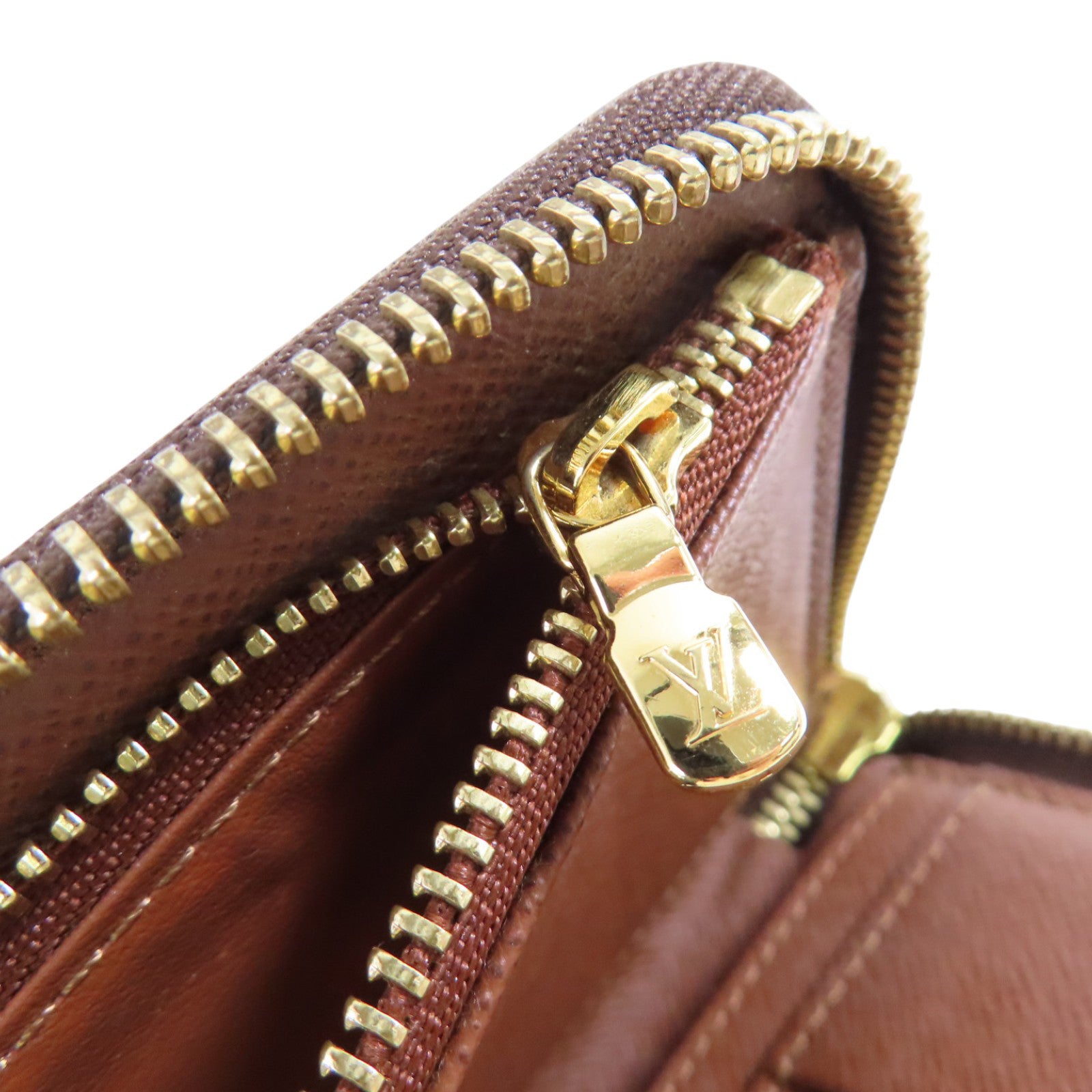 LOUIS VUITTON Monogram Zippy Compact Wallet金扣拉鏈錢包