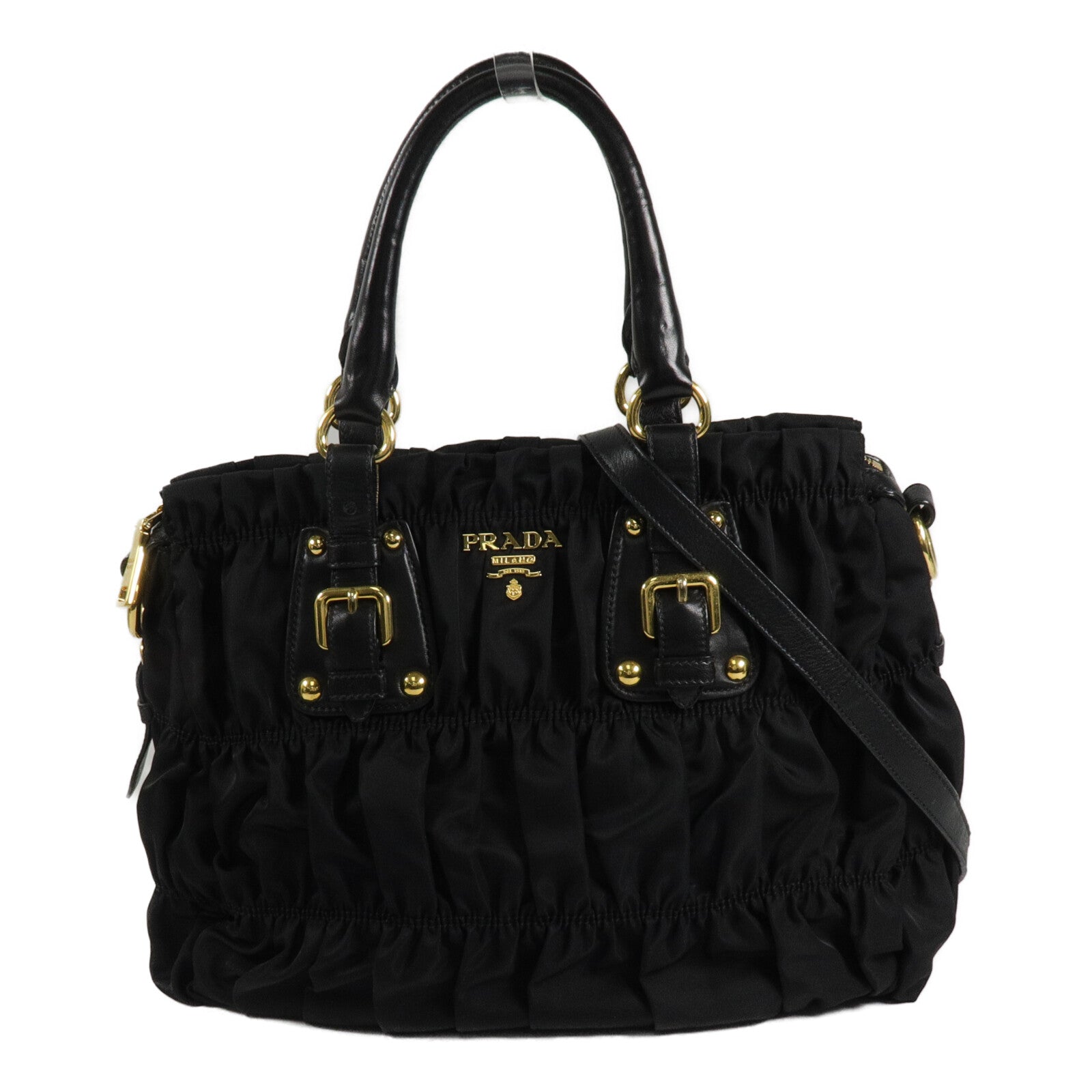 PRADA 尼龍Tessuto Gaufre 2 Way手挽肩背兩用袋