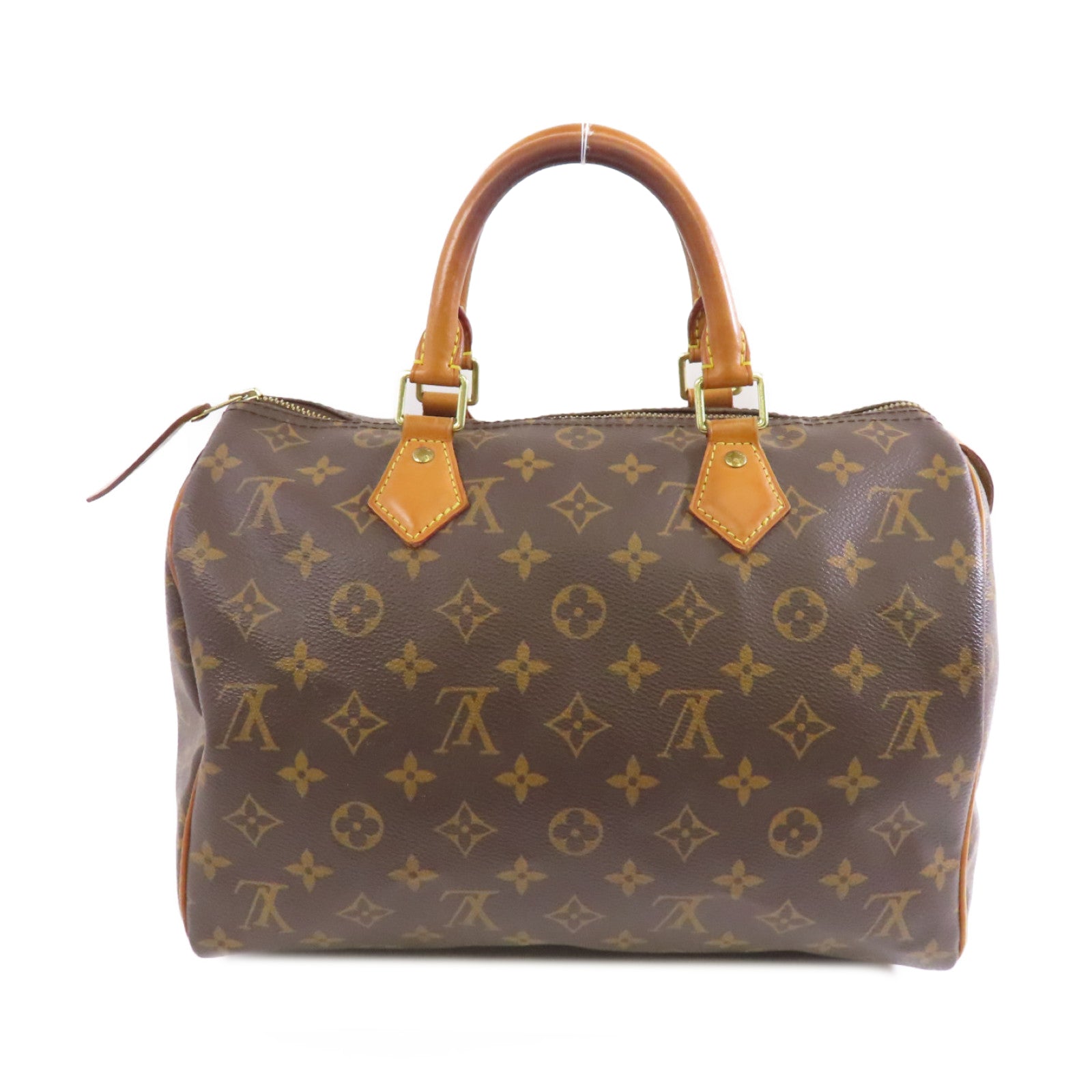 LOUIS VUITTON 【激減優惠】Monogram Speedy 30金扣手挽袋棕色