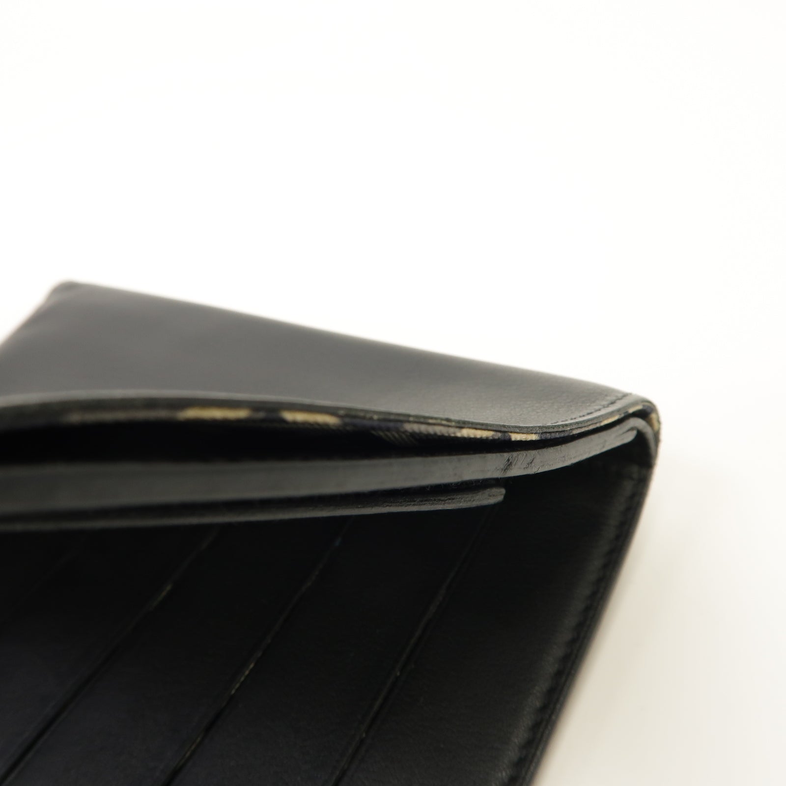 HERMES 【激減優惠】Swift皮革Bi-Fold Wallet銀扣折叠錢包黑色